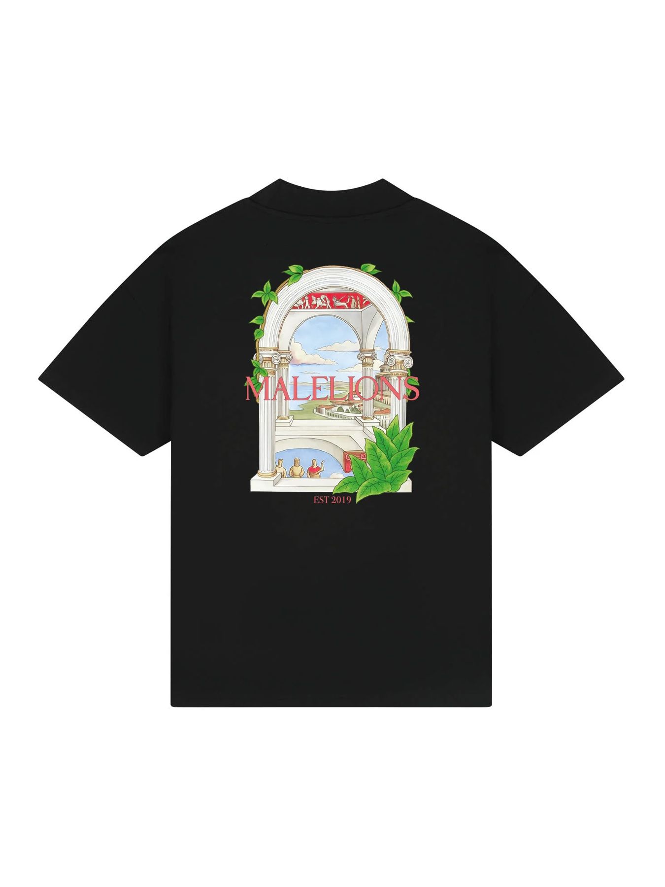 Malelions Malelions Men Roman T-Shirt 49001 black 2900162900034