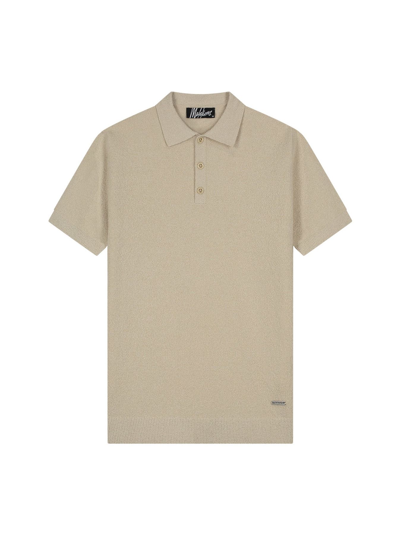 Malelions Malelions Men BouclÃ© Polo 50014 light taupe 2900162901079