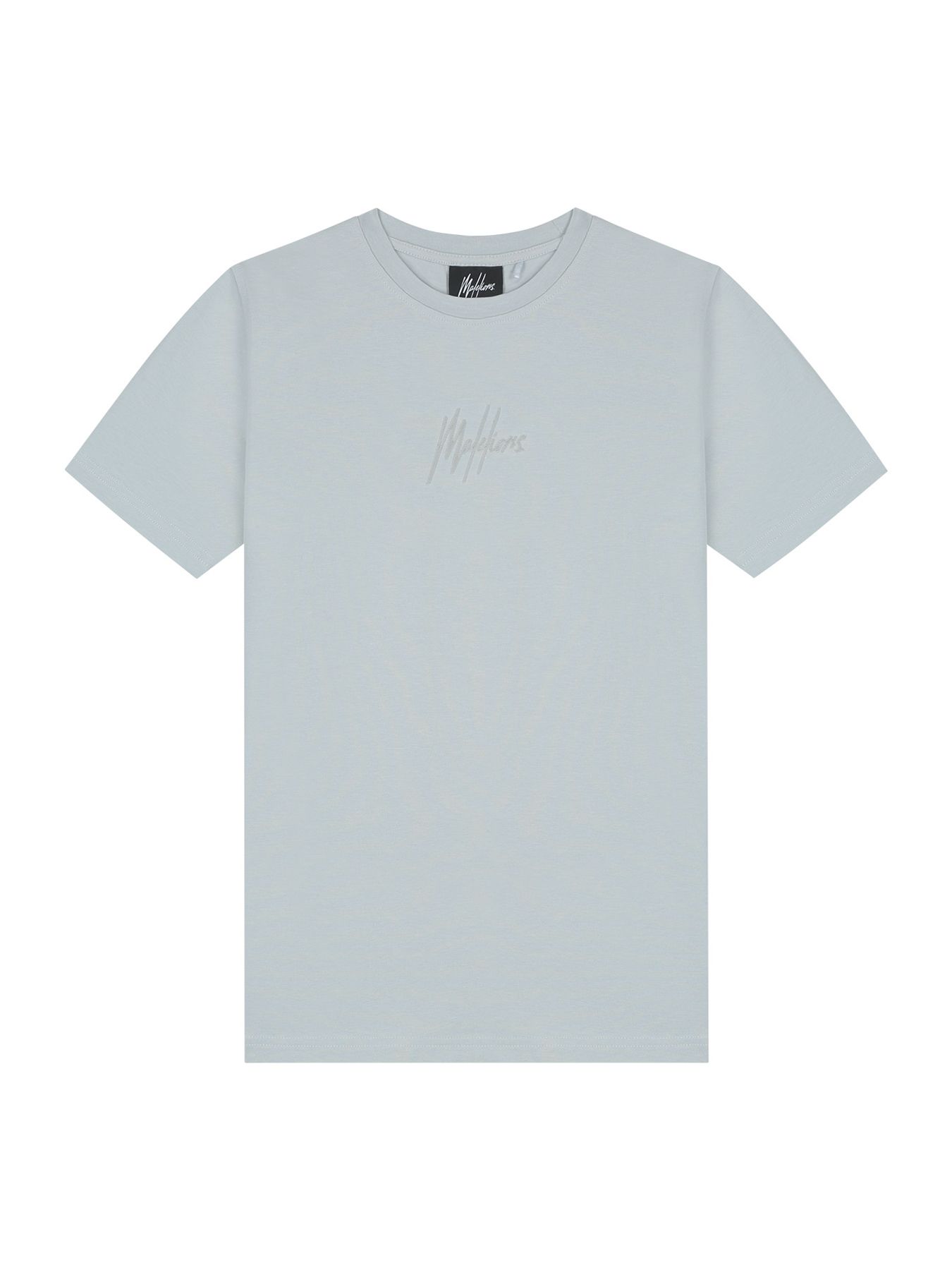 Malelions Malelions Junior Striped Signature T-Shirt 41005 ocean grey 2900162904056