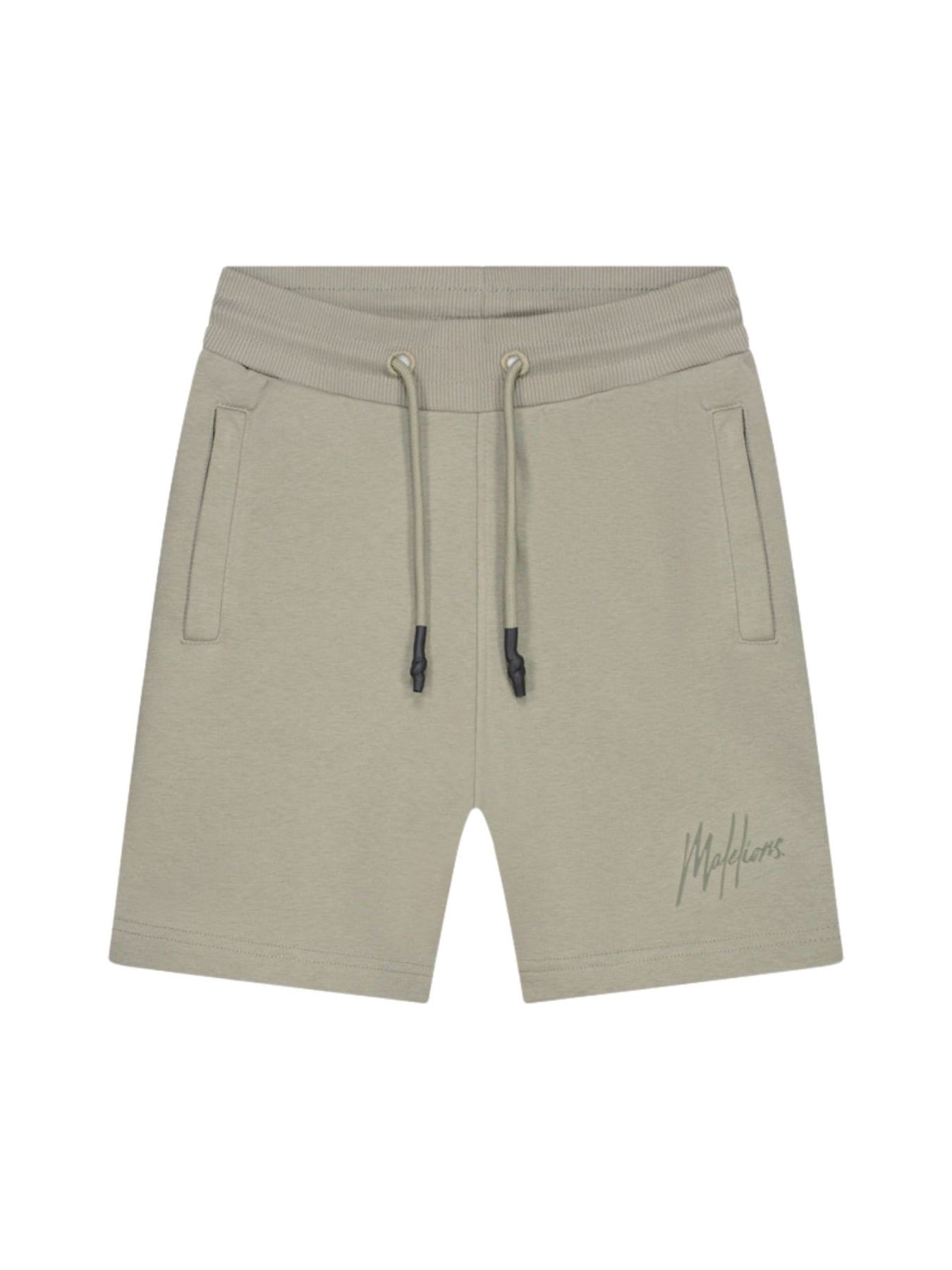 Malelions Malelions Junior Striped Signature Shorts 43006 olive green 2900162907019