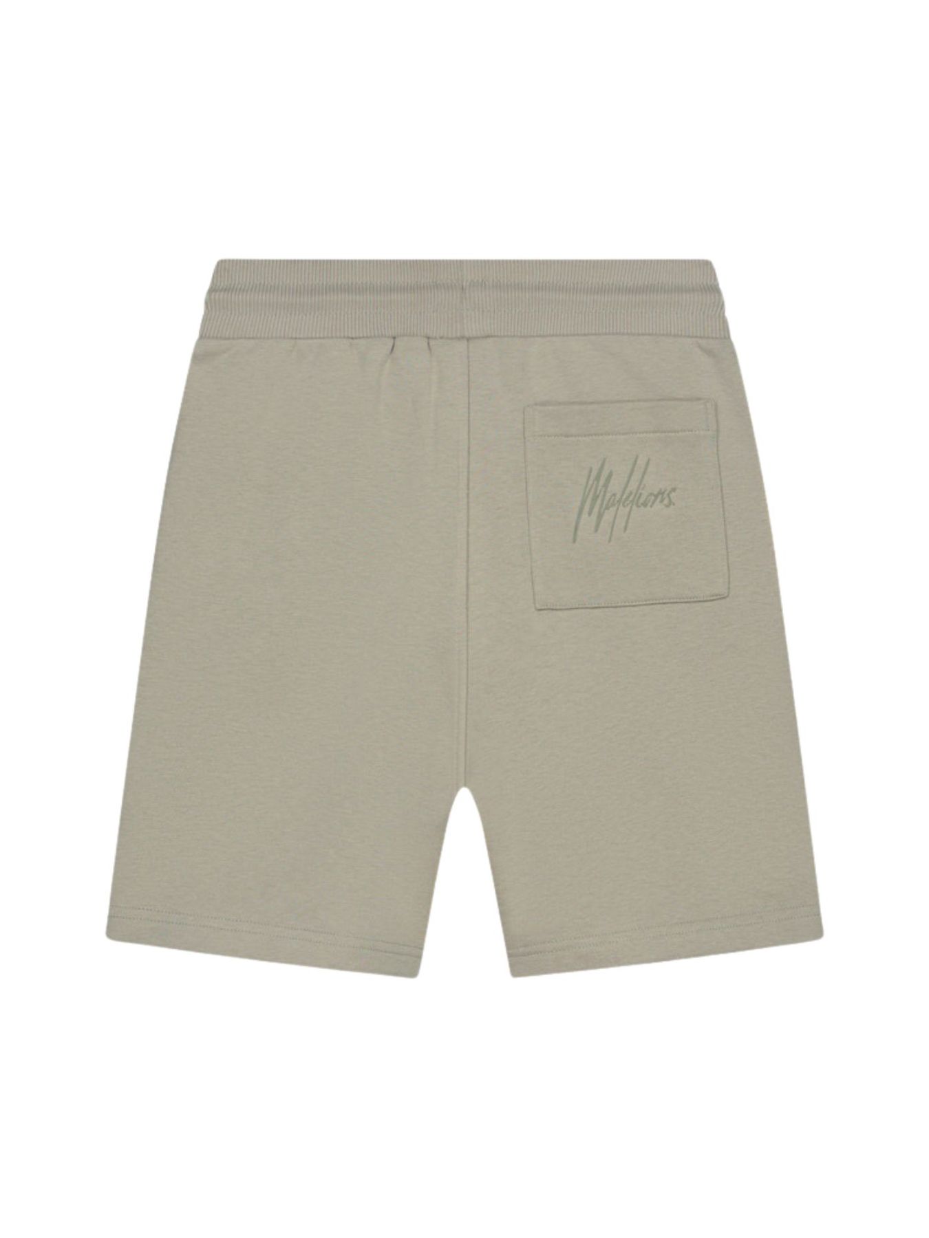 Malelions Malelions Junior Striped Signature Shorts 43006 olive green 2900162907019