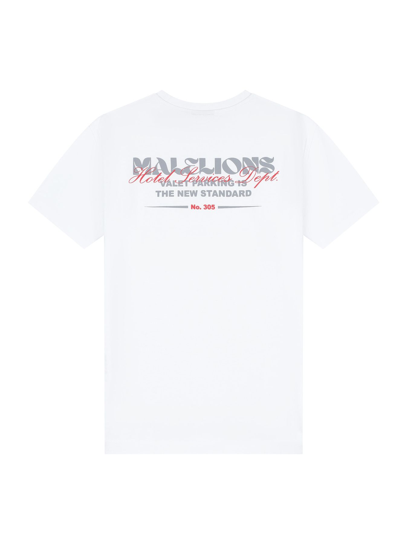Malelions Malelions Junior Relaxed Valet T-Shirt 40001 white 2900162908030