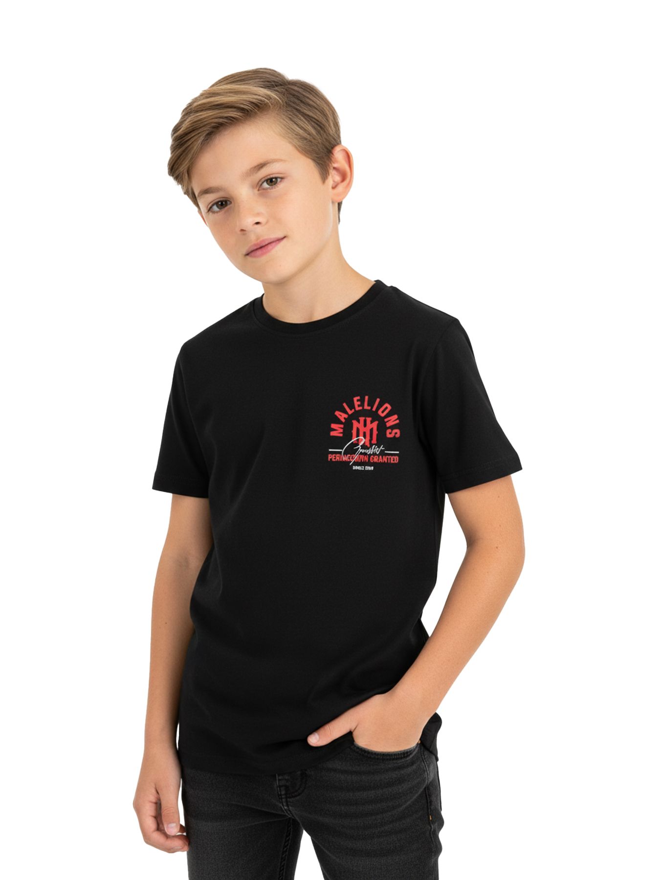 Malelions Malelions Junior Icon T-Shirt 49001 black 00116571-EKA26010700000006