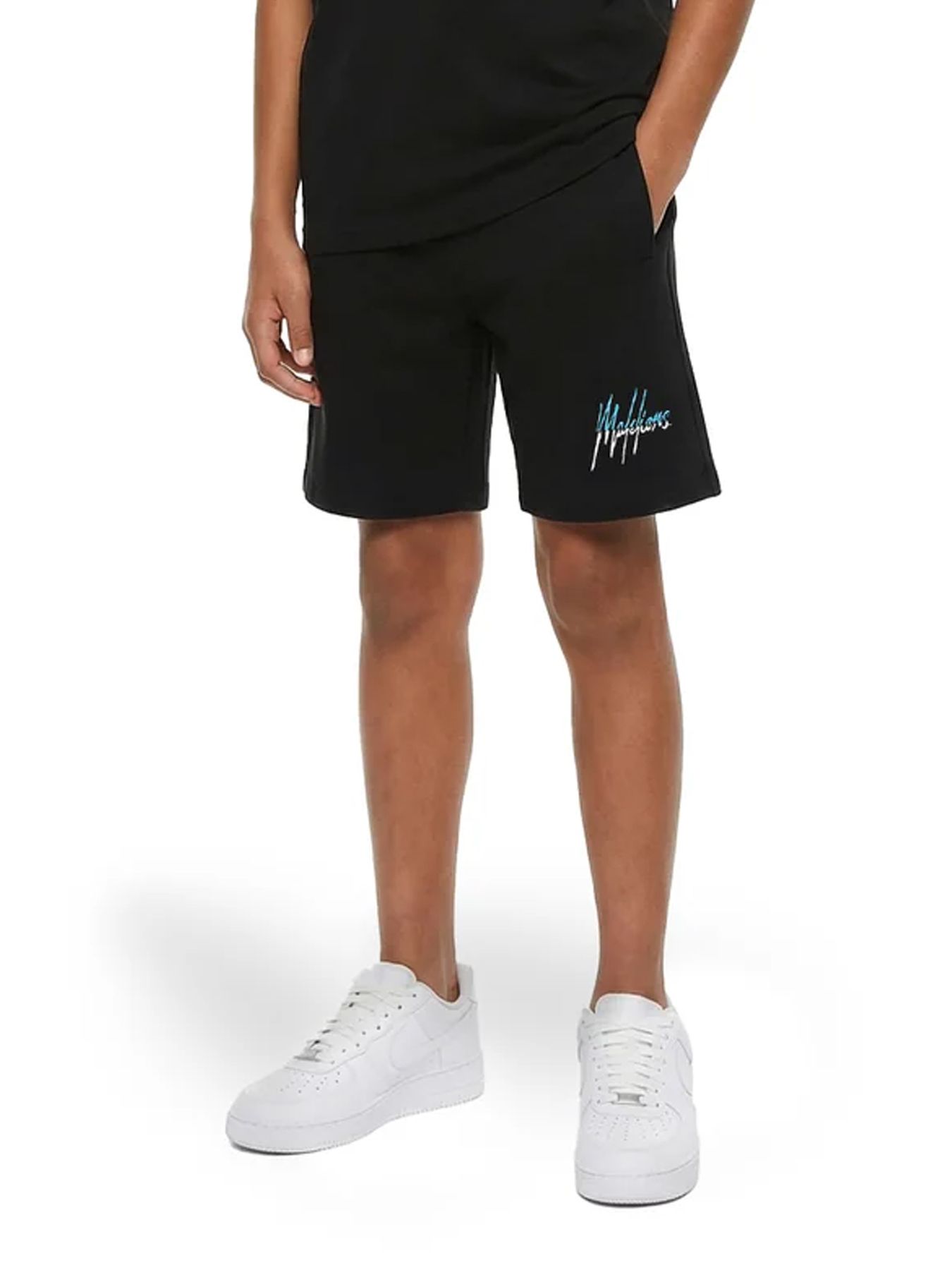 Malelions Malelions Junior Split Shorts 49006 black/blue 00116576-EKA26010700000016