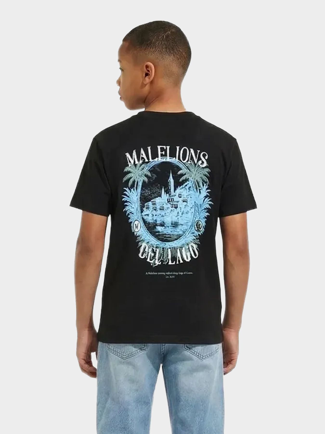 Malelions Malelions Junior Relaxed Lago T-Shirt 49001 black 2900162921015