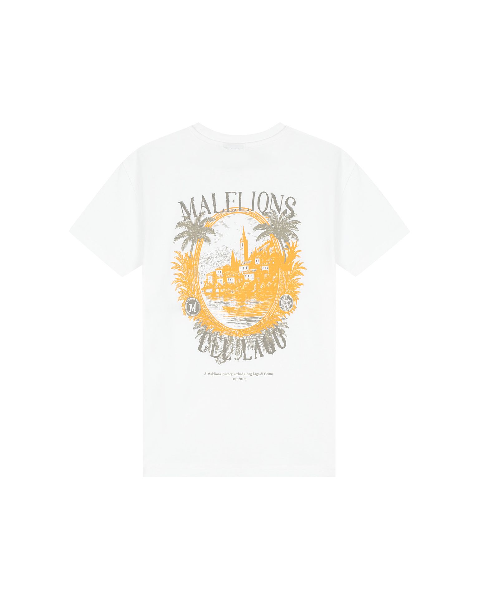 Malelions Malelions Junior Relaxed Lago T-Shirt 40002 off-white 2900162920032