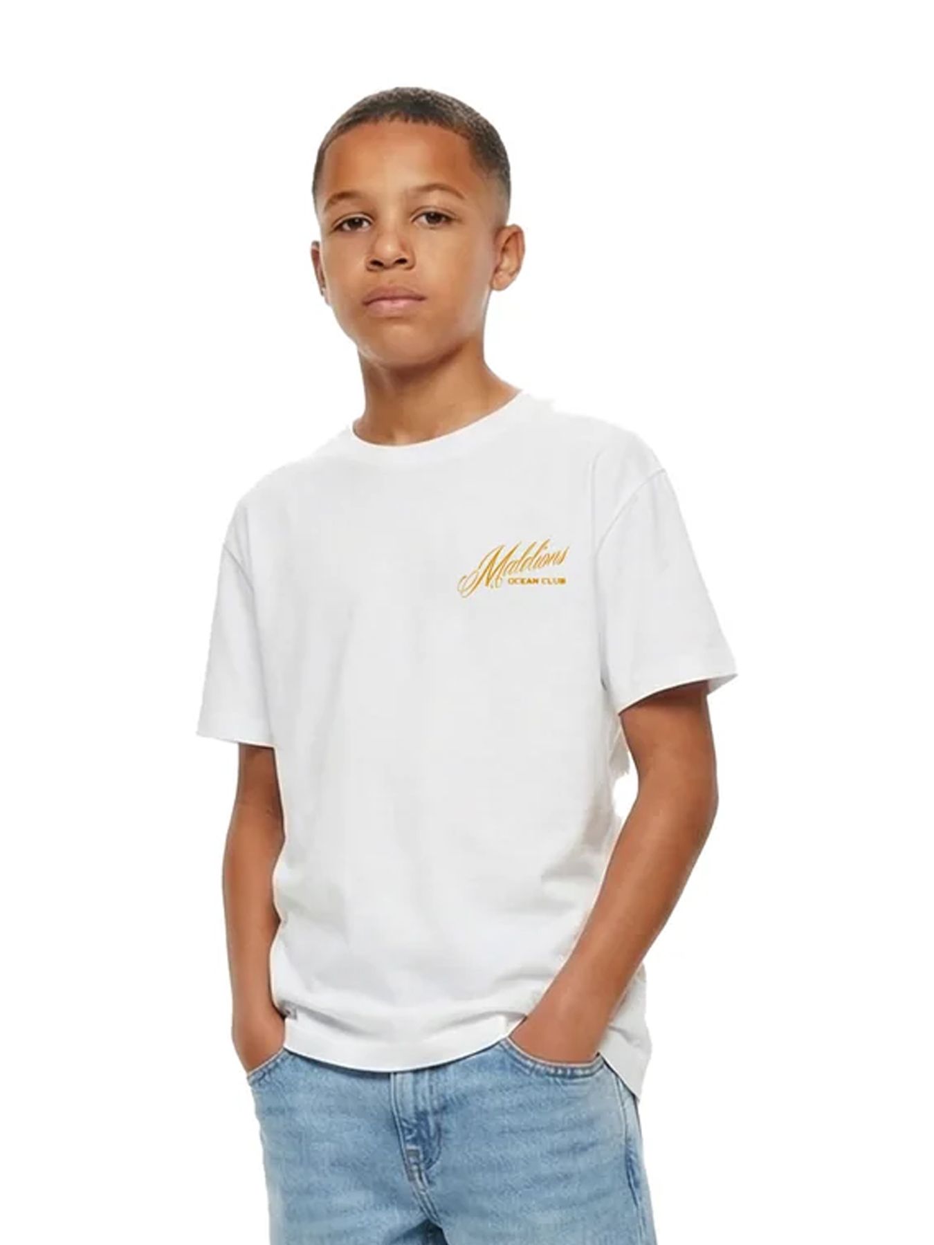 Malelions Malelions Junior Relaxed Yacht T-Shirt 40001 white 00116578-EKA26010700000005