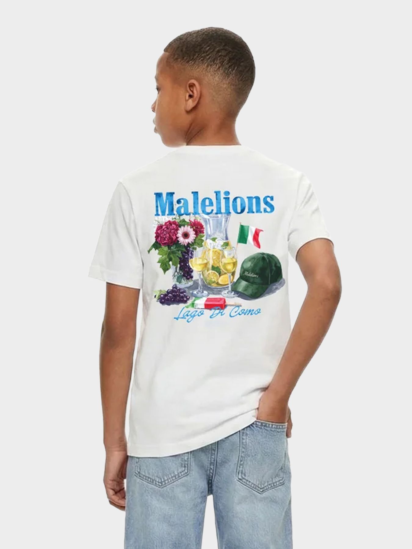 Malelions Malelions Junior Gelato T-Shirt 40001 white 2900162924030