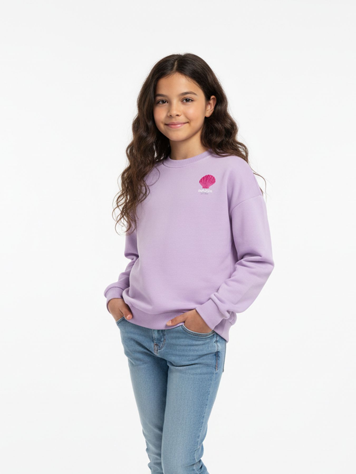 Only KOGKARLIE LIFE LS LOOSE PRINTED UB Orchid Bloom/Seashell 00116600-EKA26011400003270