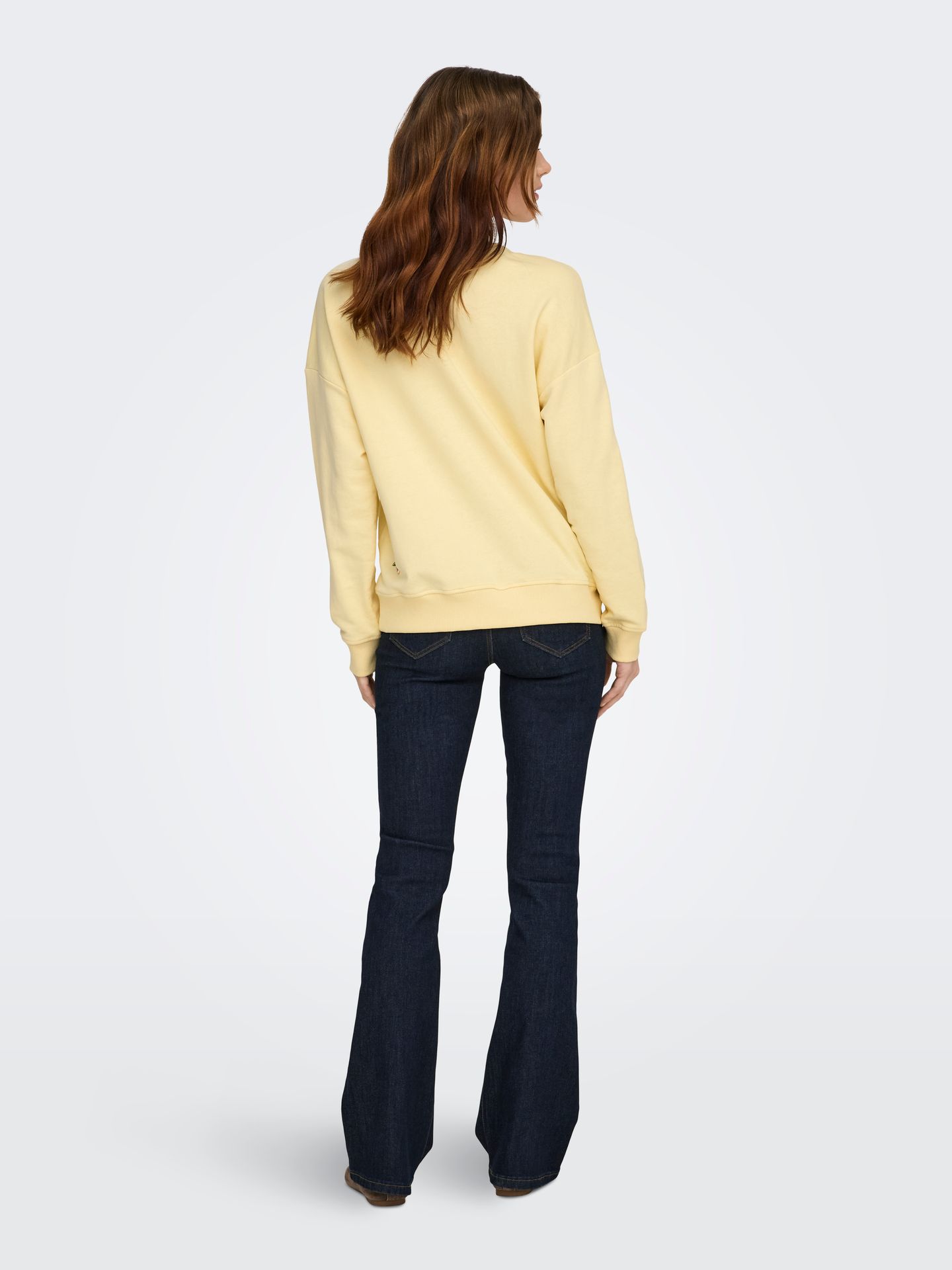 Only ONLKITA L/S SWEAT BOX UB CS SWT Sunlight/Cherries 2900162960052