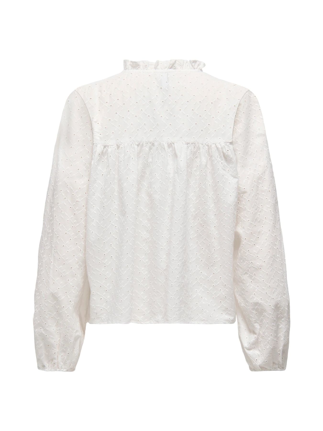 Only ONLNOELYS L/S EMBROIDED SHIRT WVN C Cloud Dancer 2900162964012
