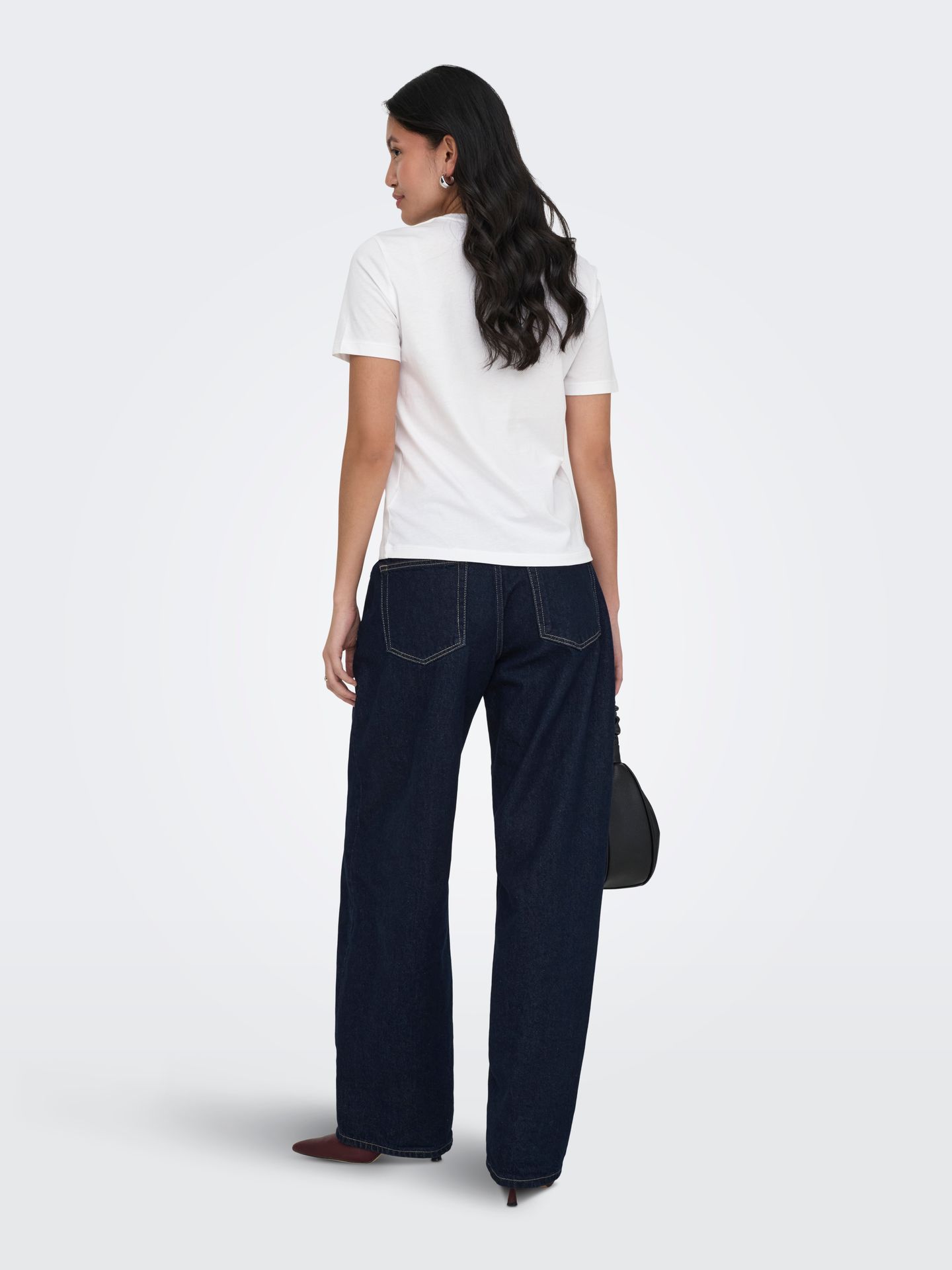 Only ONLKITA REG S/S PRINT TOP NOOS Bright White/Lemon 2900162967037