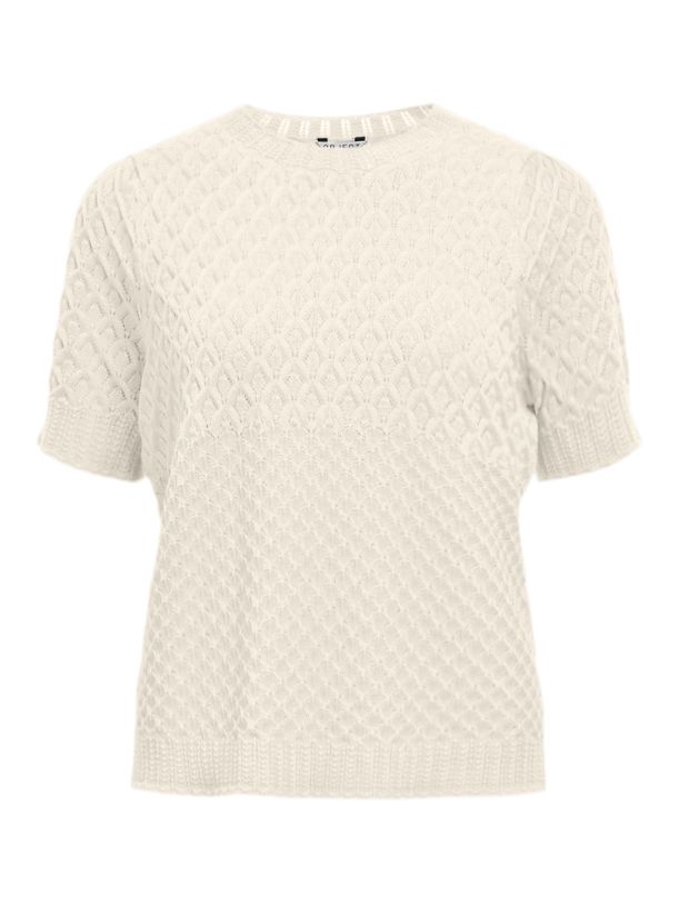 Object OBJNOA S/S RE KNIT PULLOVER NOOS Birch 00116608-EKA22000400000213