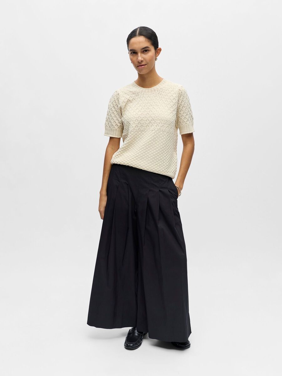 Object OBJNOA S/S RE KNIT PULLOVER NOOS Birch 2900162976046