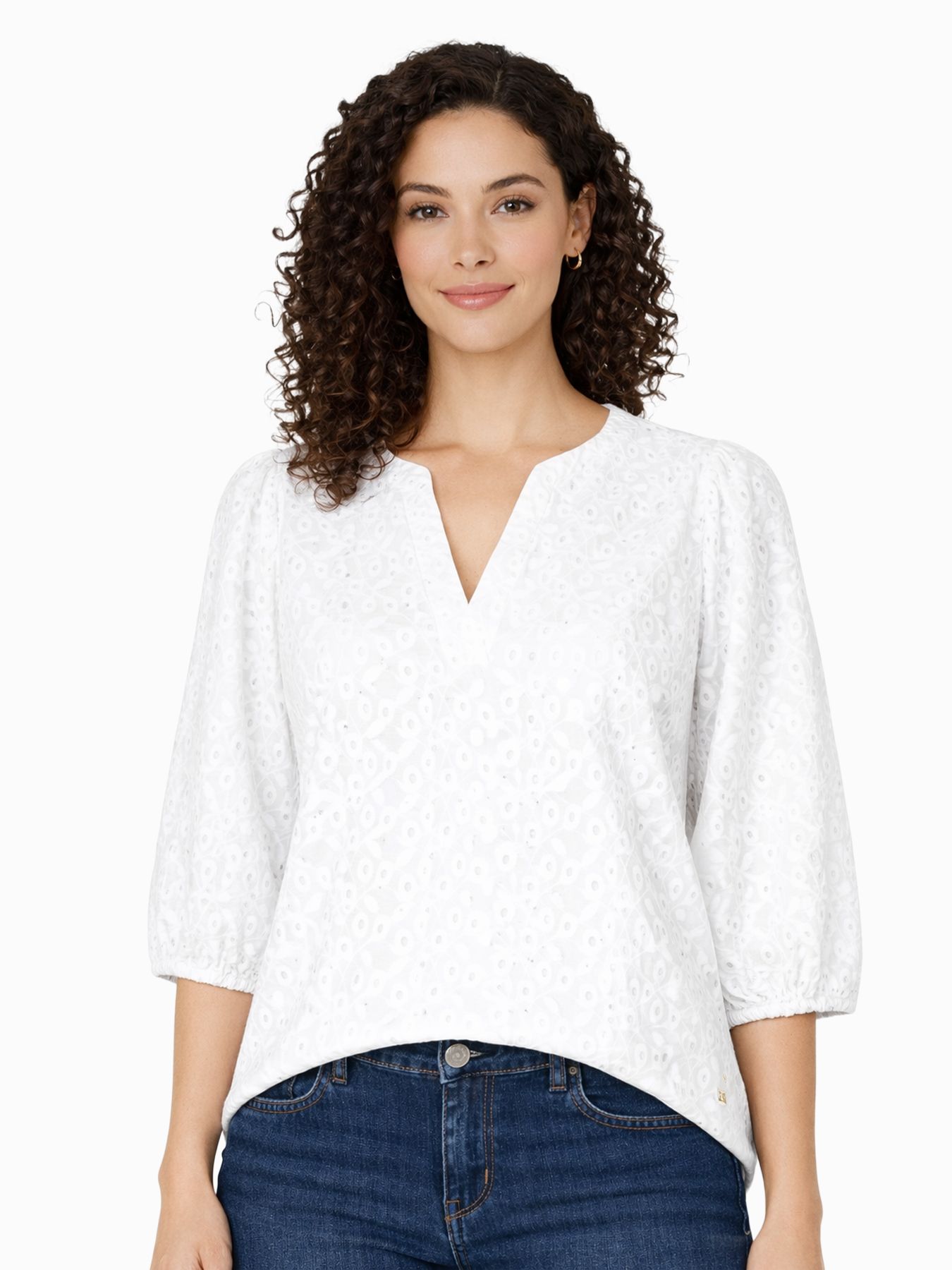 Red Button Top Ajour offwhite38 2900162978064