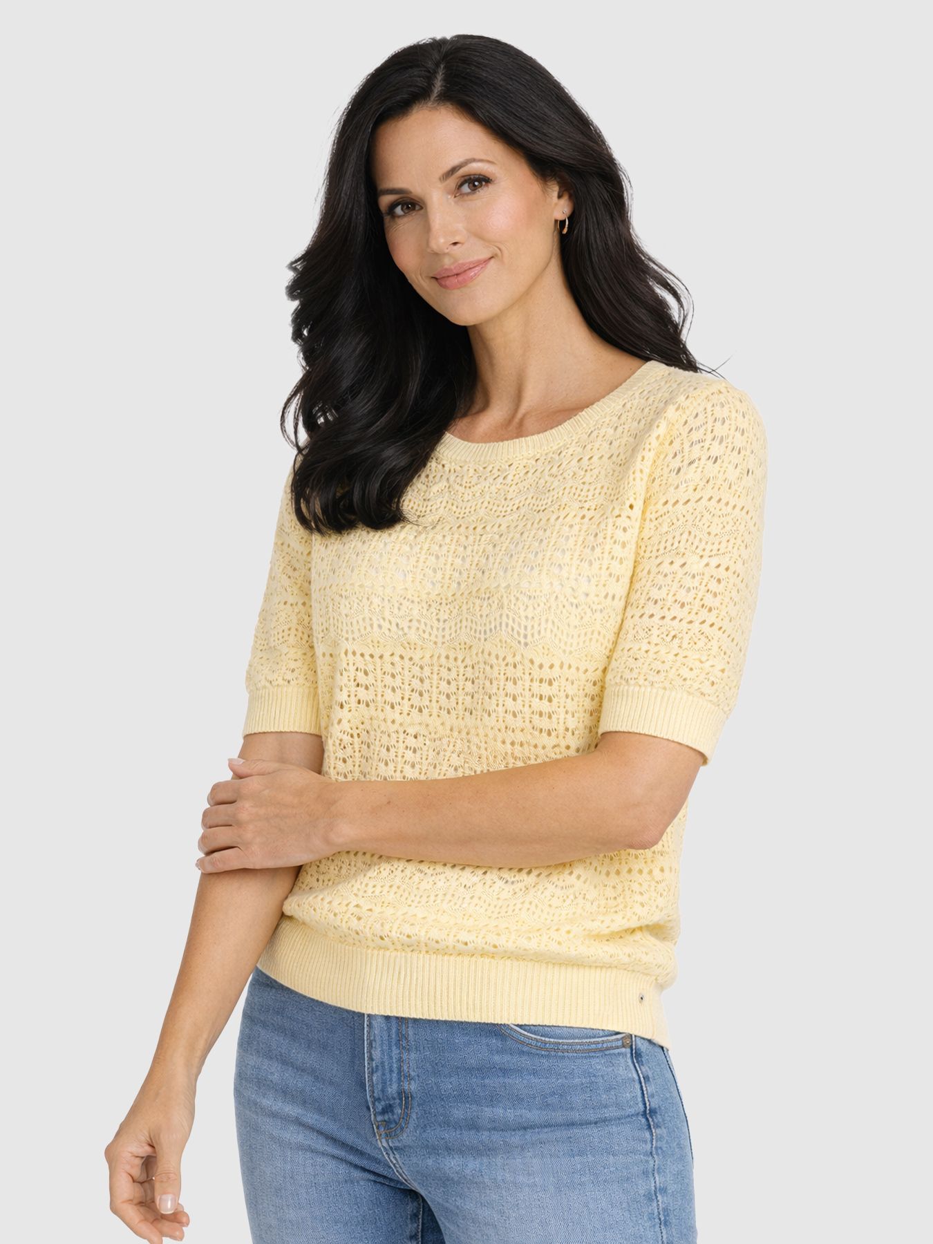 Red Button Sweet Ajour butter yellow610 00116611-EKA26007300000112