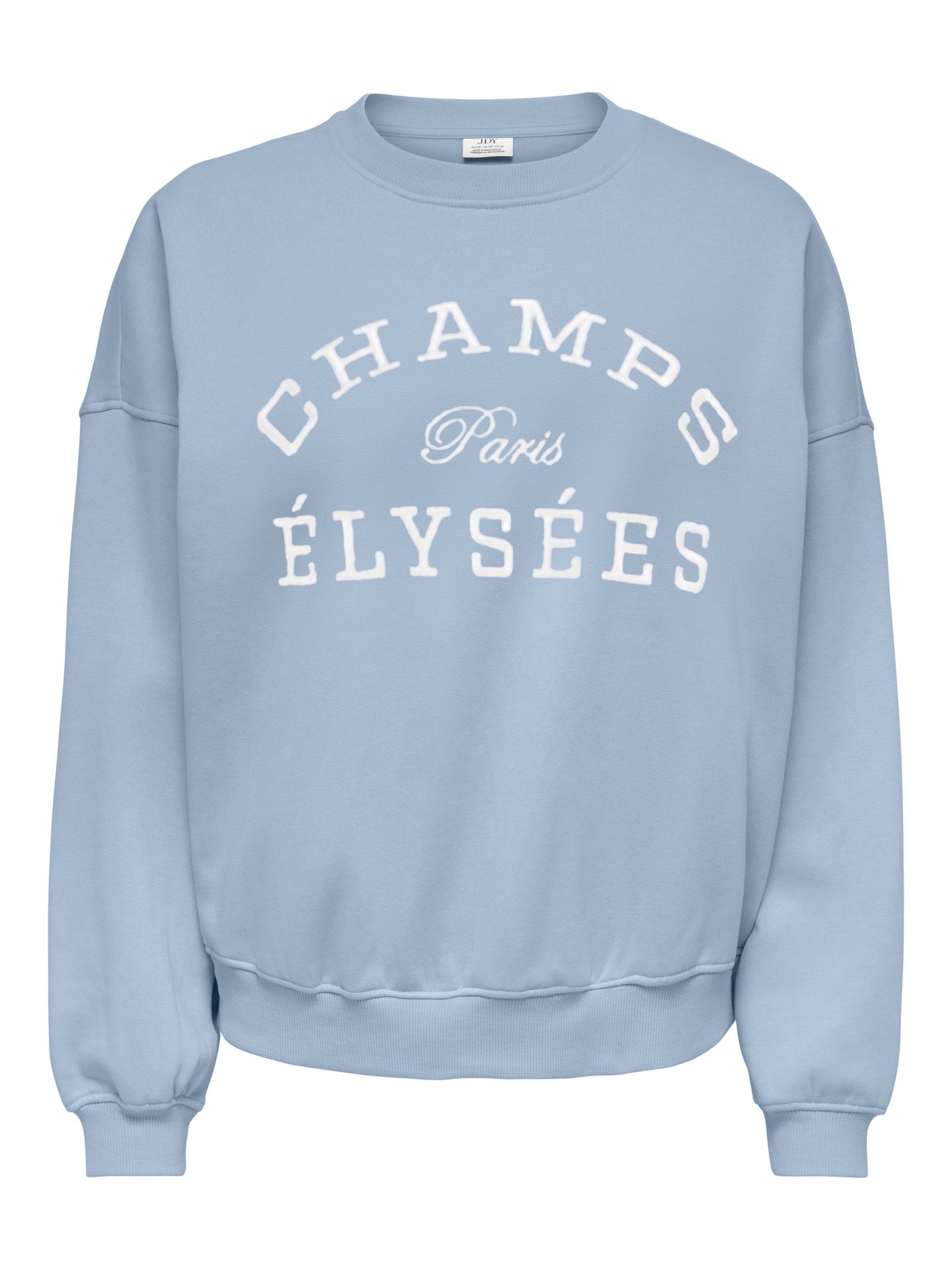 Only JDYMESA LIFE L/S O-NK EMB SWEAT JRS Cashmere Blue/CHAMPS EMB 2900162986014