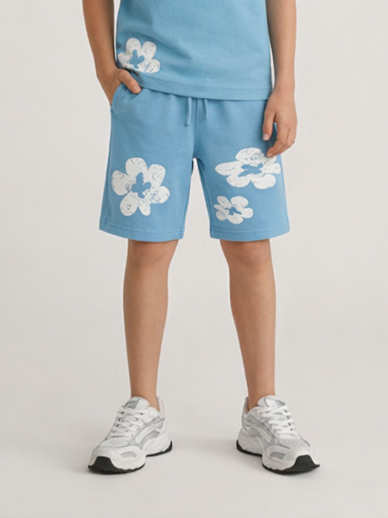 Cars jeans Kids FLORIAN Short Mint 71 grey blue 00116659-EKA03000200000017