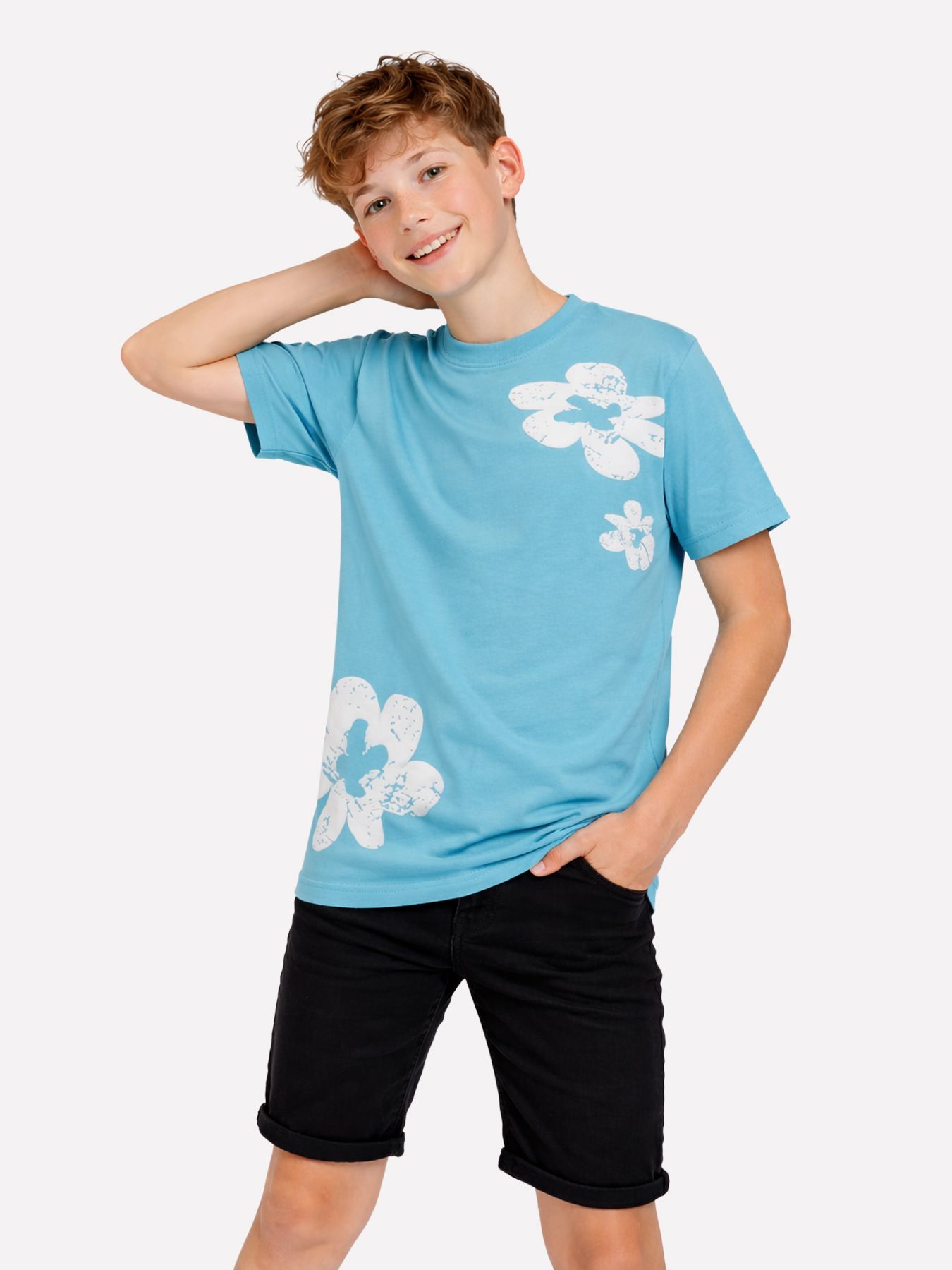 Cars jeans Kids FLORAL TS Mint 34 mint 00116660-EKA03000200000042