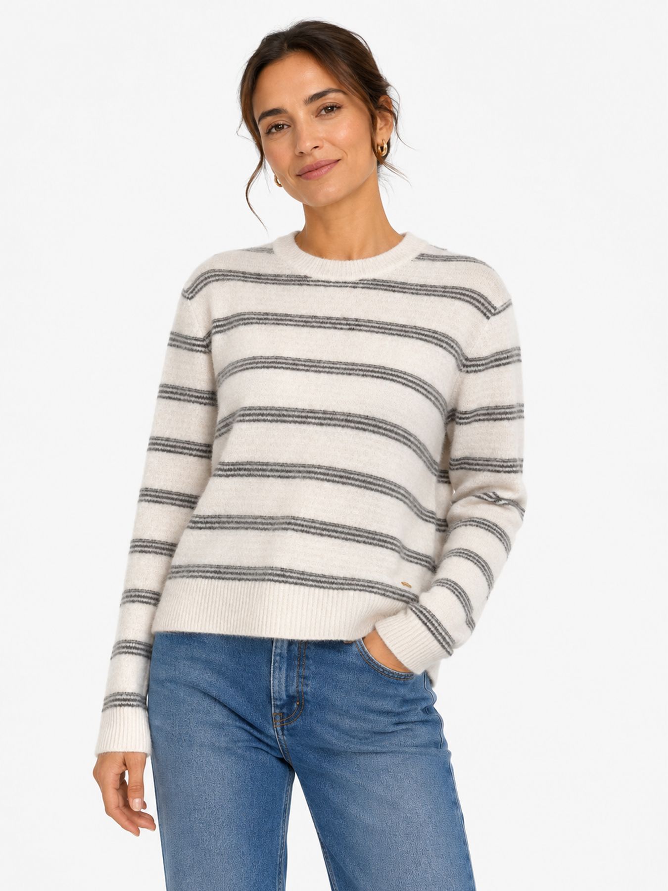 Fransa FRKENDRA PU 4 OATMEAL STRIPE 00116677-EKA26006200000575