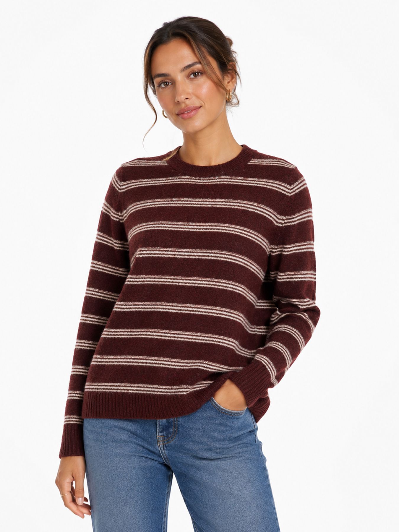 Fransa FRKENDRA PU 4 RUM RAISIN STRIPE 00116677-EKA26006200000576