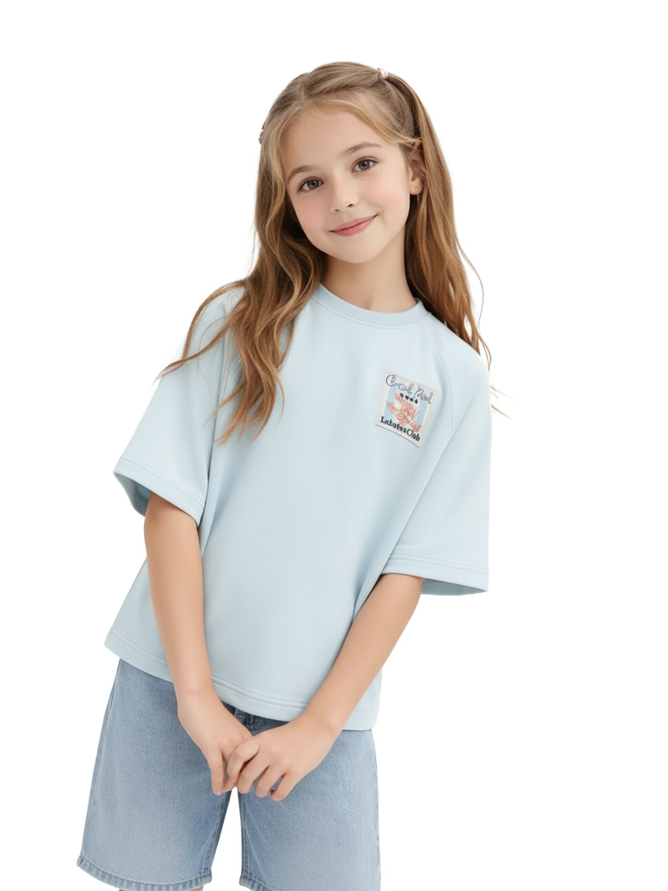 Only KOGADA SS LOOSE TOP VD SWT Winter Sky 00116686-EKA26011400003276