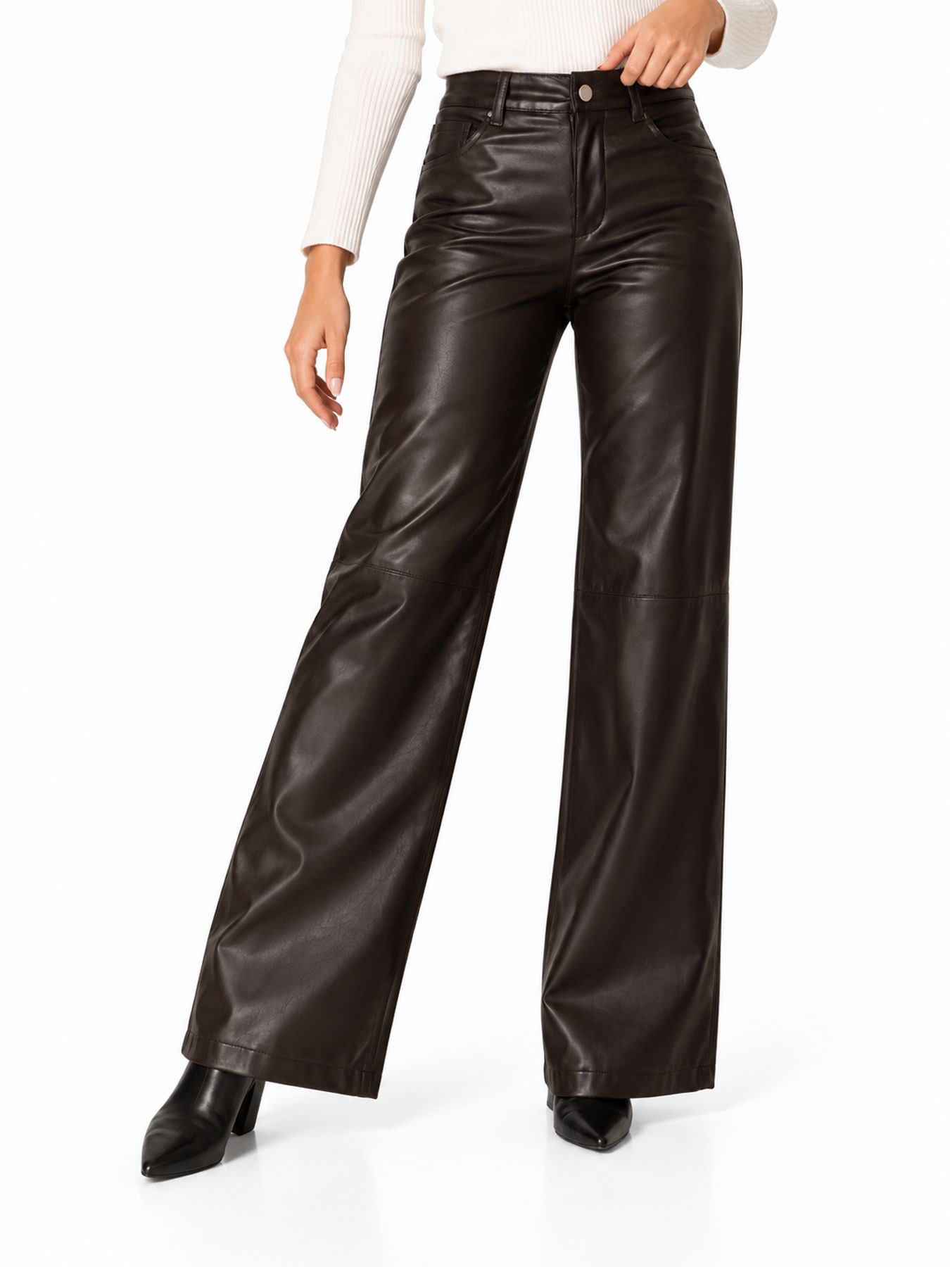 Red Button Colette faux leather espresso59 00116693-EKA26007300000118