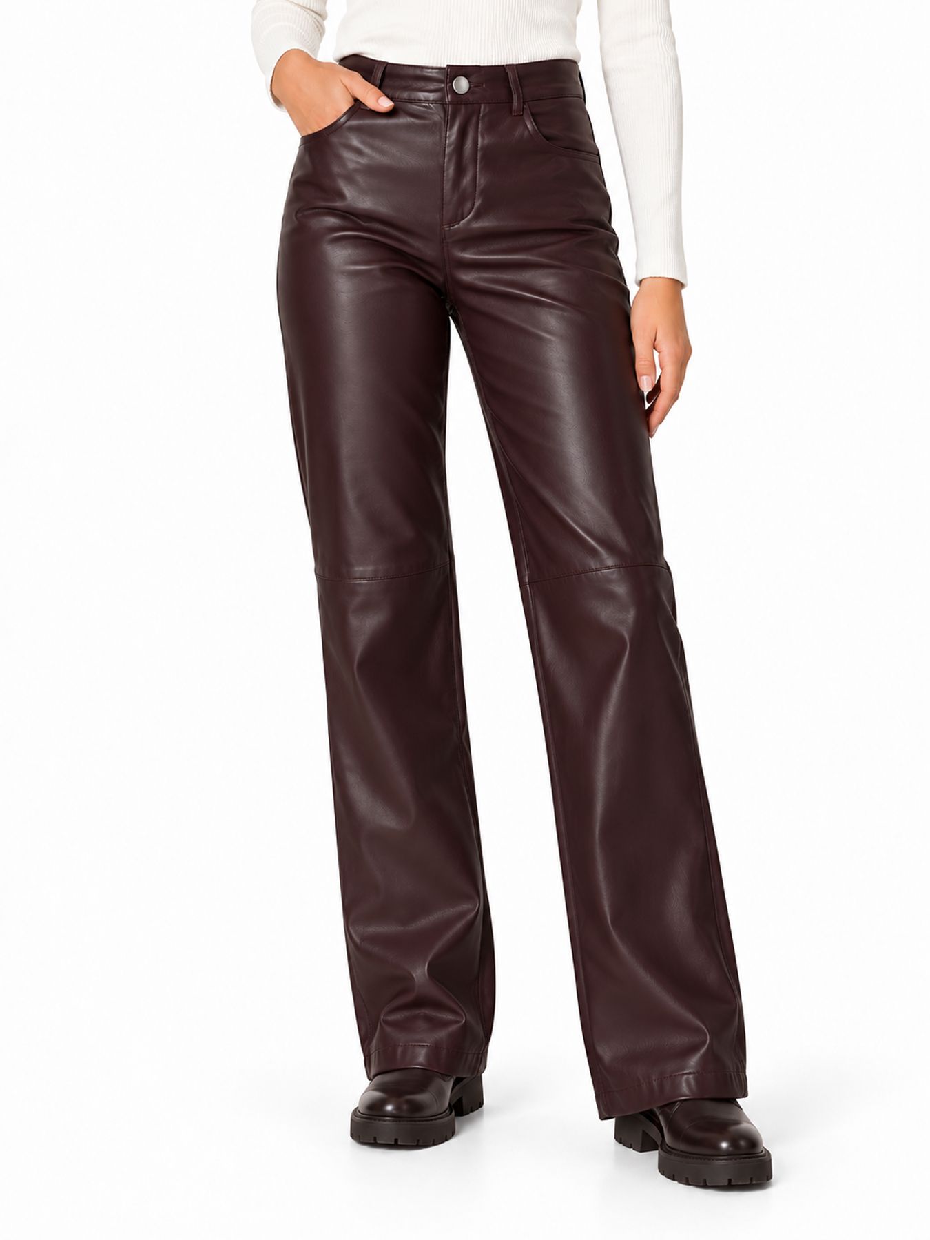 Red Button Colette faux leather burgundy344 00116693-EKA26007300000119