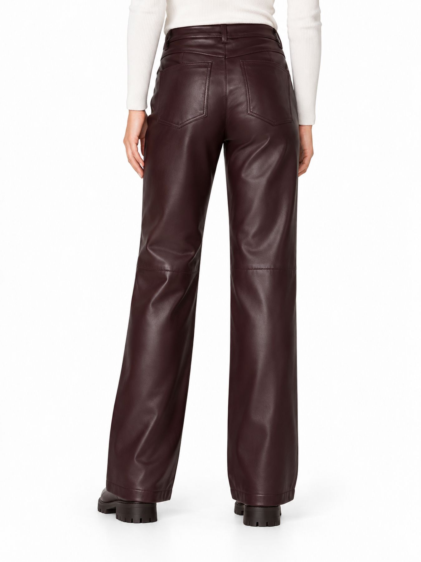 Red Button Colette faux leather burgundy344 2900163151060