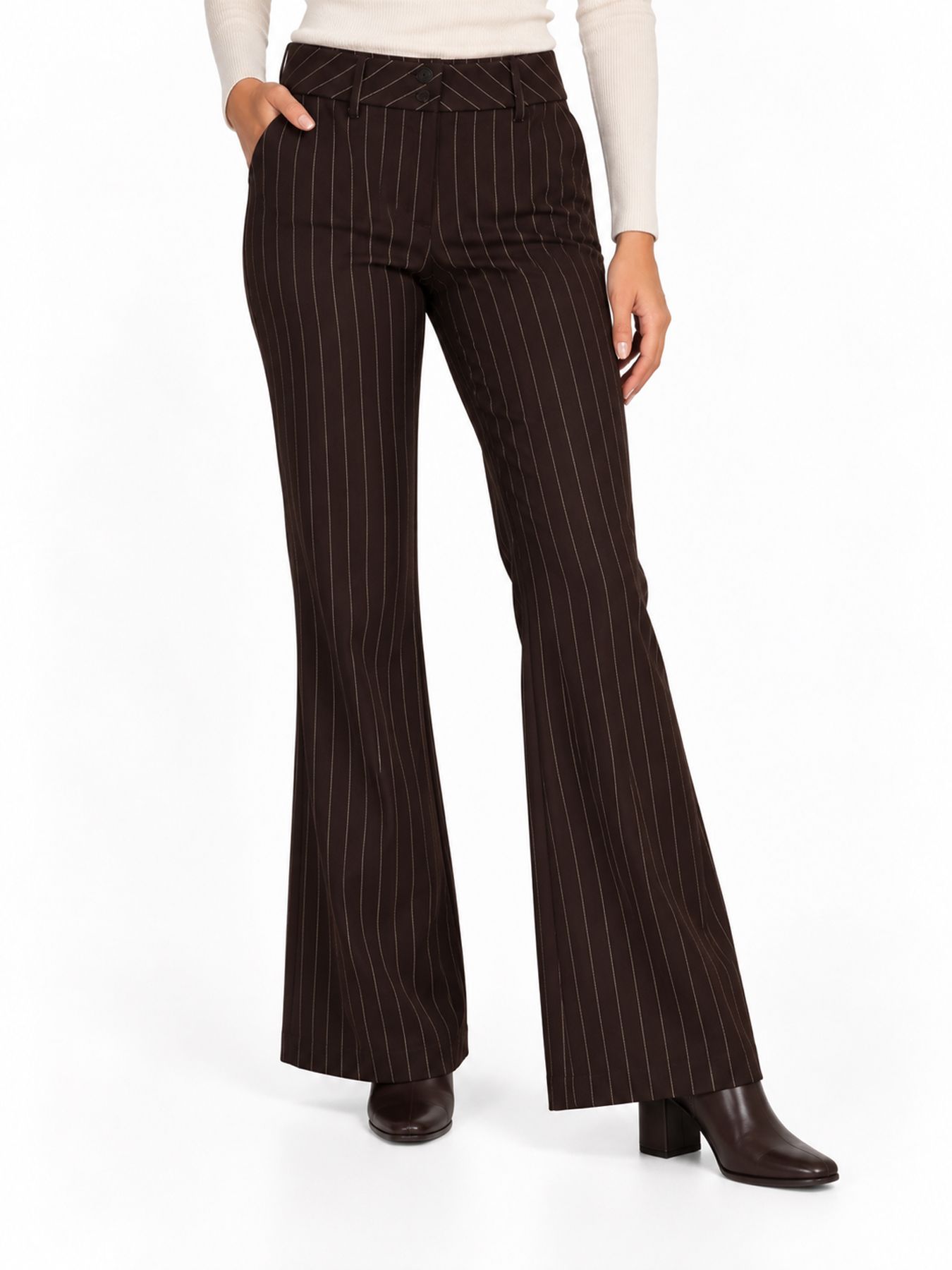 Red Button Bibette punta pinstripe espresso59 00116700-EKA26007300000118