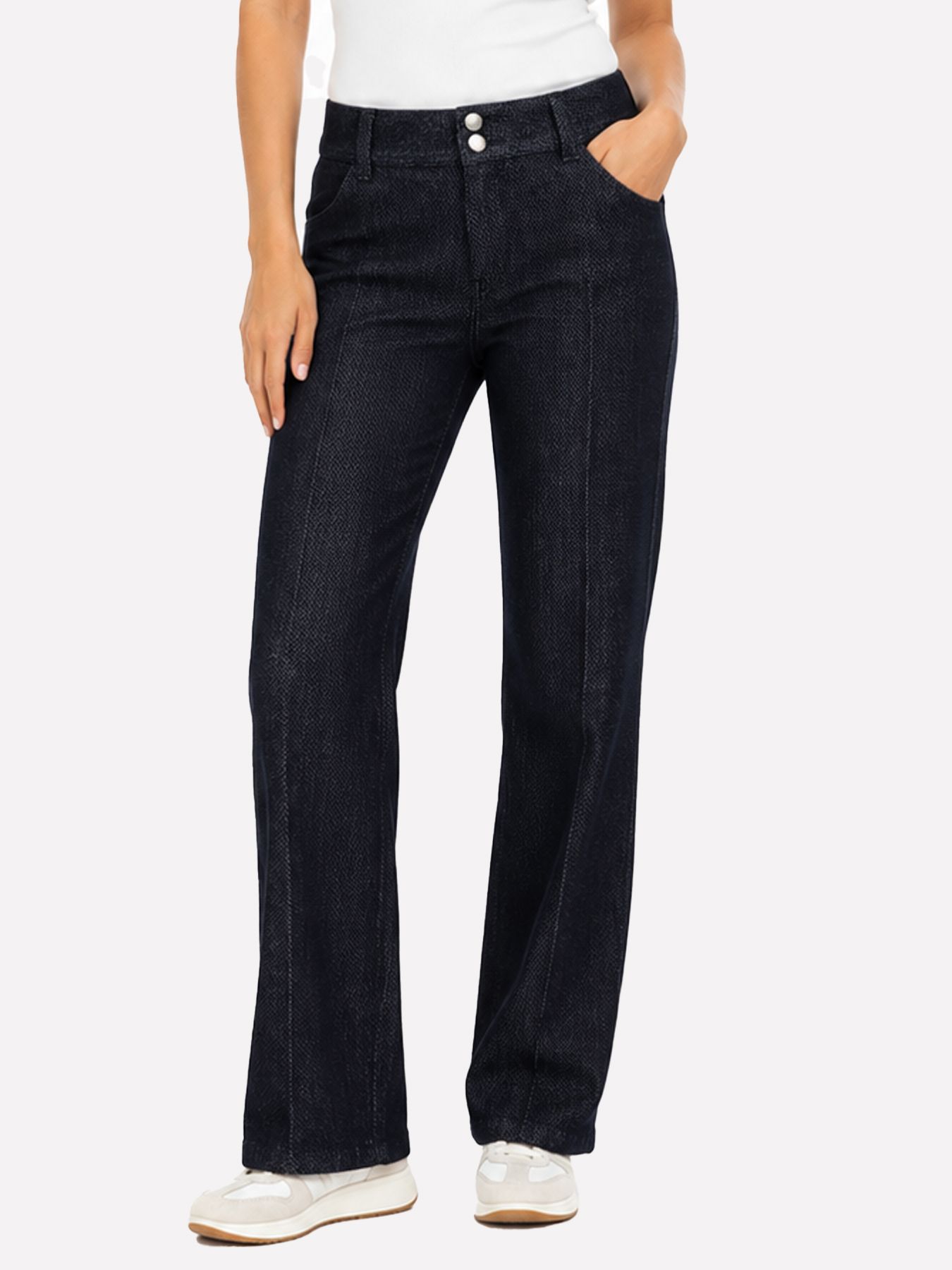 Red Button Bibette herringbone darkblue158 00116707-EKA26007300000037