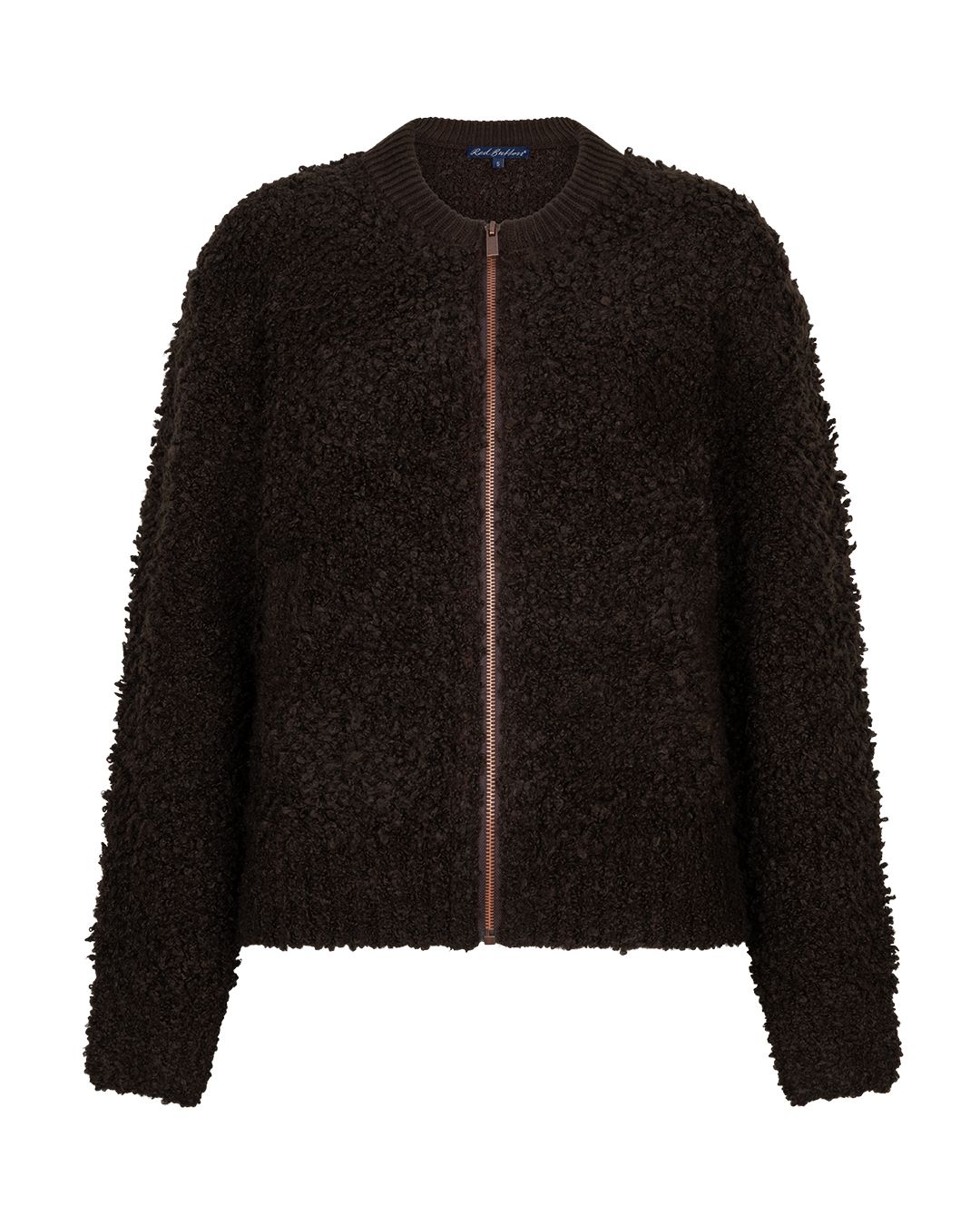 Red Button Bomber knit boucle espresso59 2900163224030