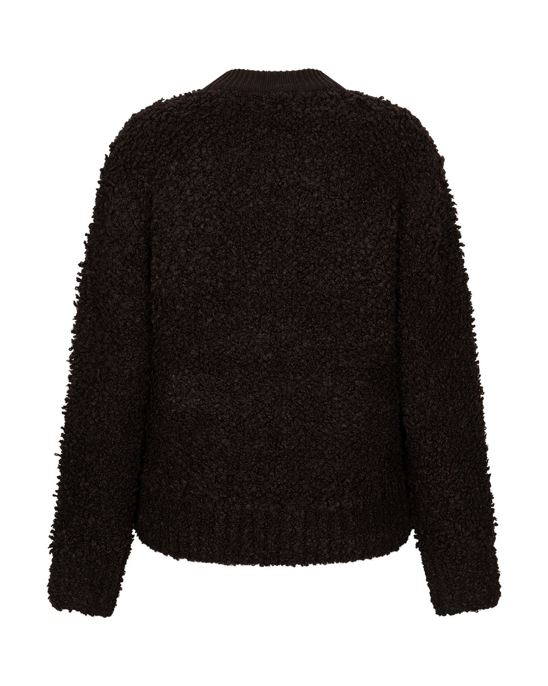 Red Button Bomber knit boucle espresso59 2900163224030
