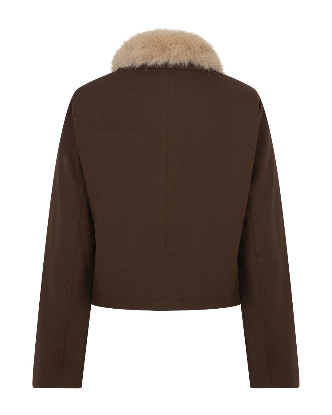 Red Button Jacket & fur color brown7 2900163226041