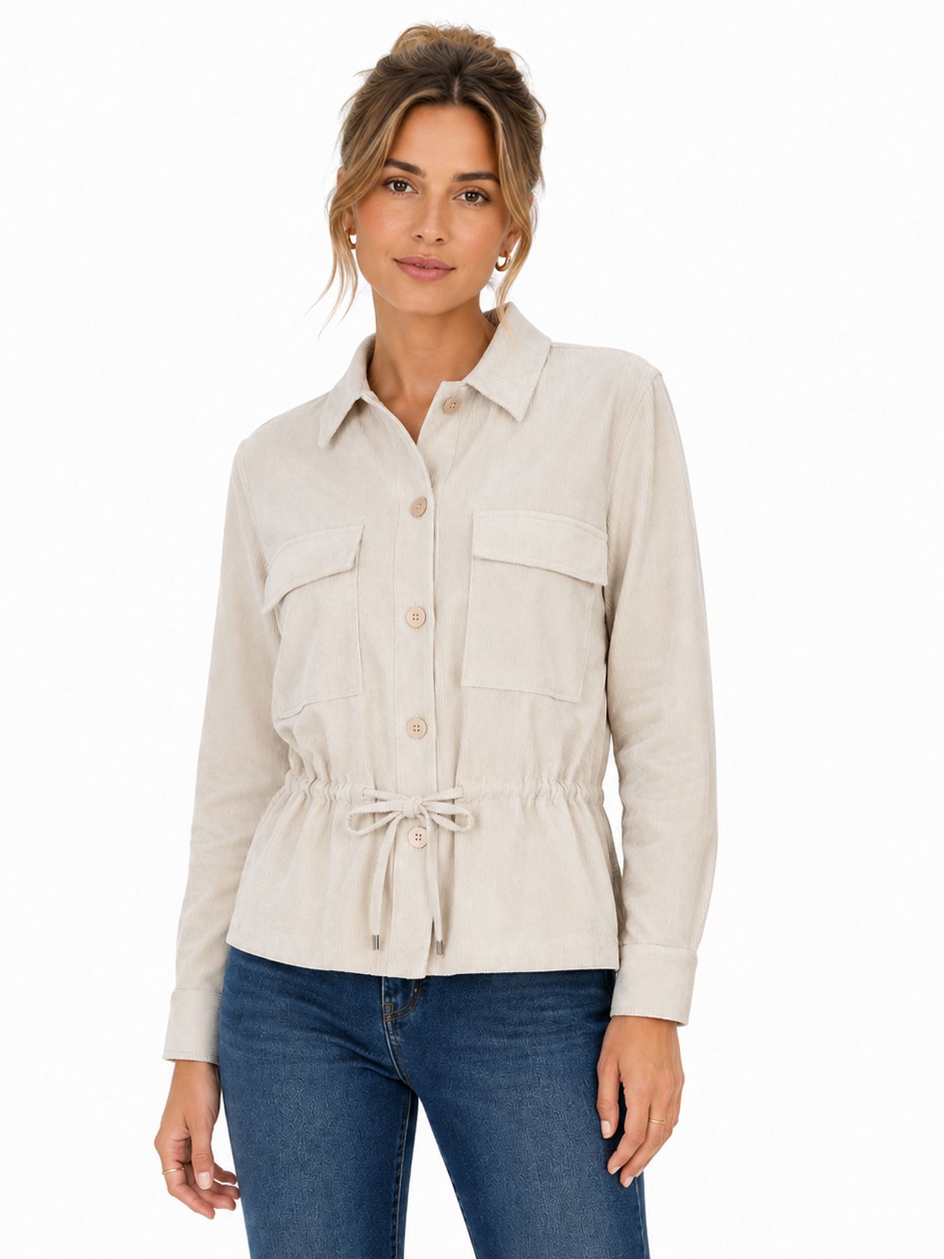 Red Button Drew overblouse finecord stone87 00116740-EKA26007300000007
