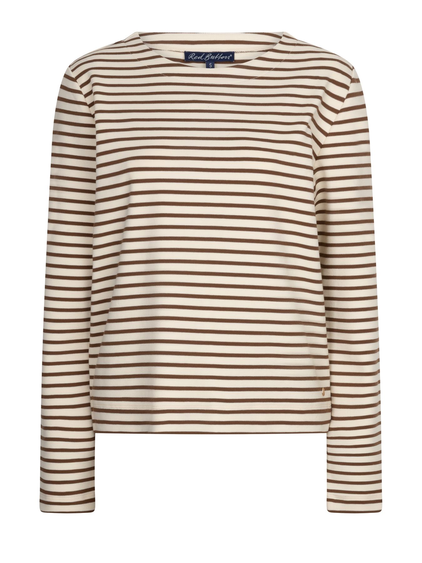 Red Button Terry stripe creme/espresso820 2900170156034
