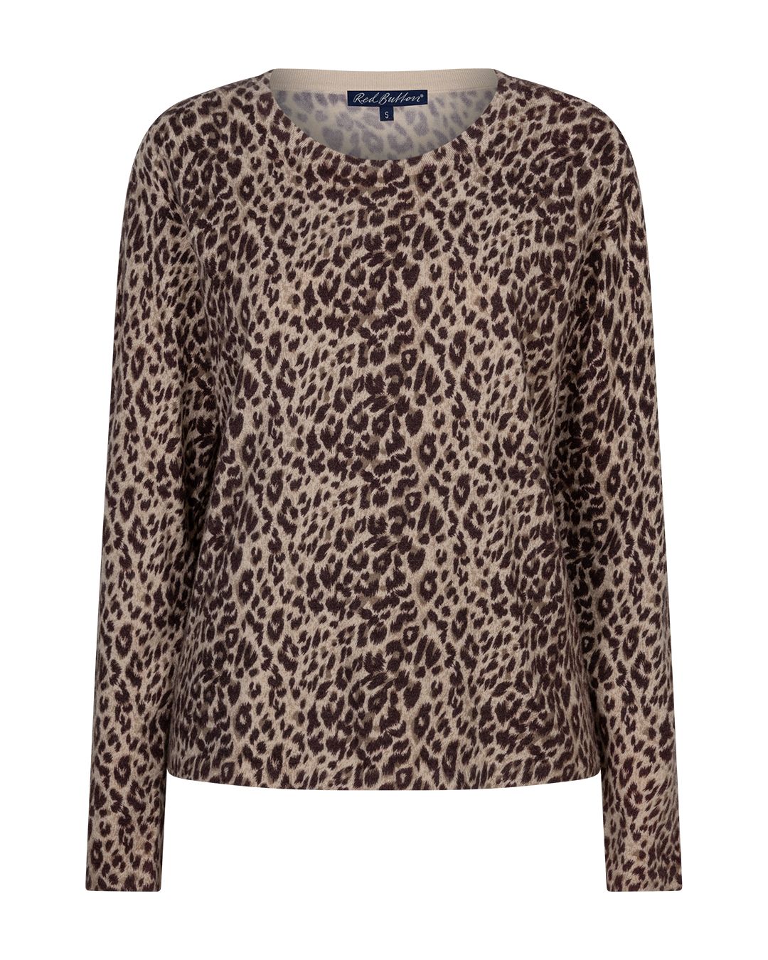 Red Button Sweet animal print burgundy344 2900163264050