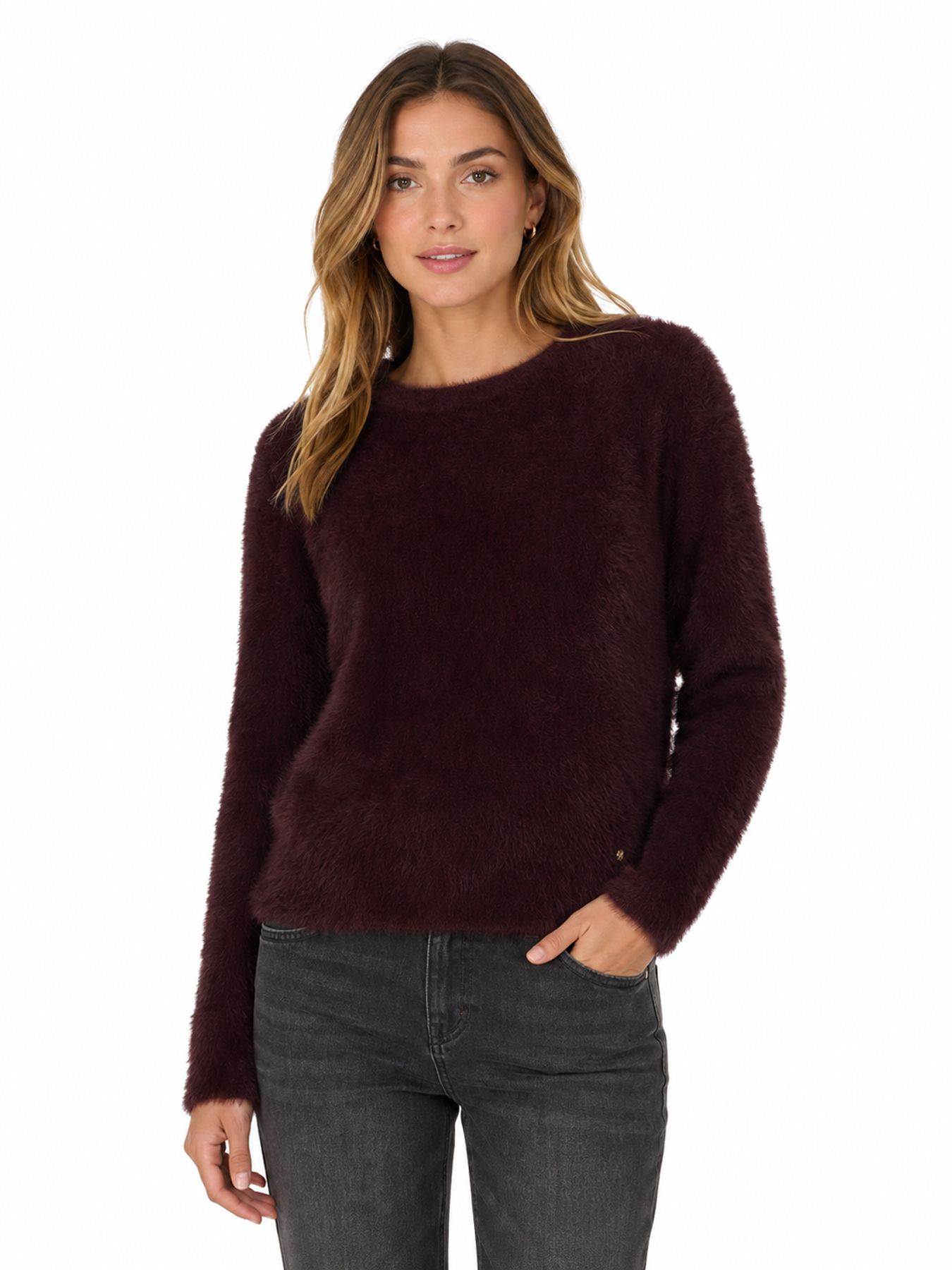 Red Button Sweet fuzzy burgundy344 00116762-EKA26007300000119
