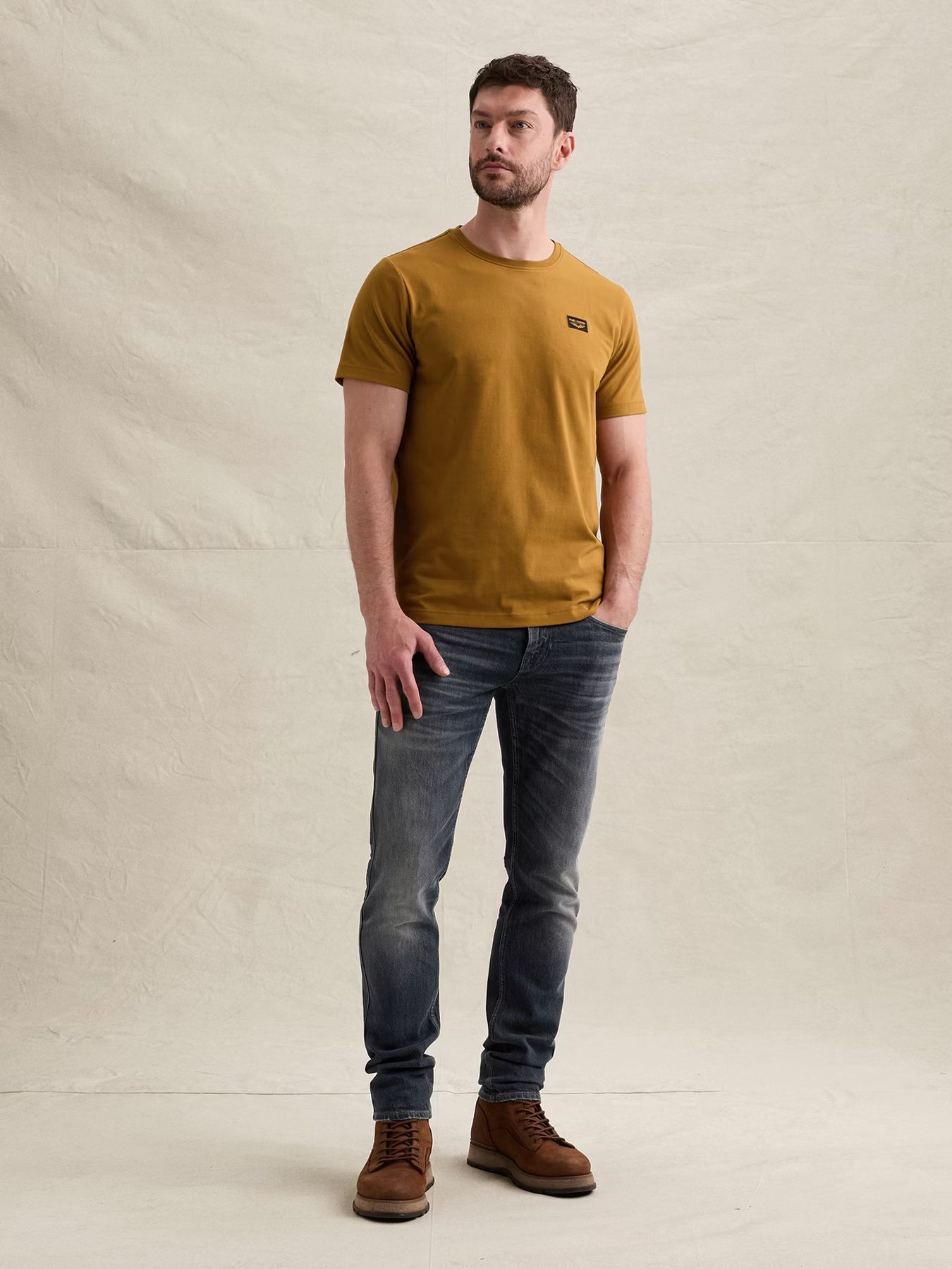 Pme Legend Short sleeve r-neck American Class Golden Brown 2900163297010
