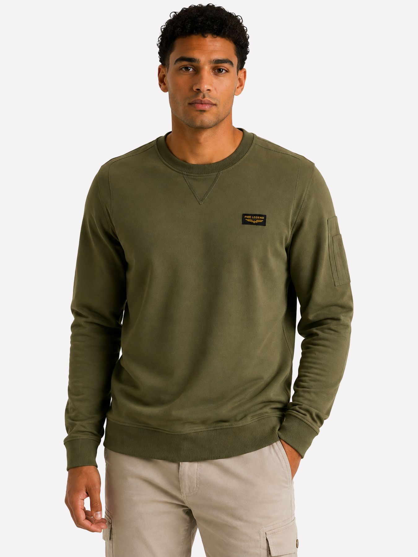 Pme Legend Crewneck American Classic Loden Green 00116767-6380
