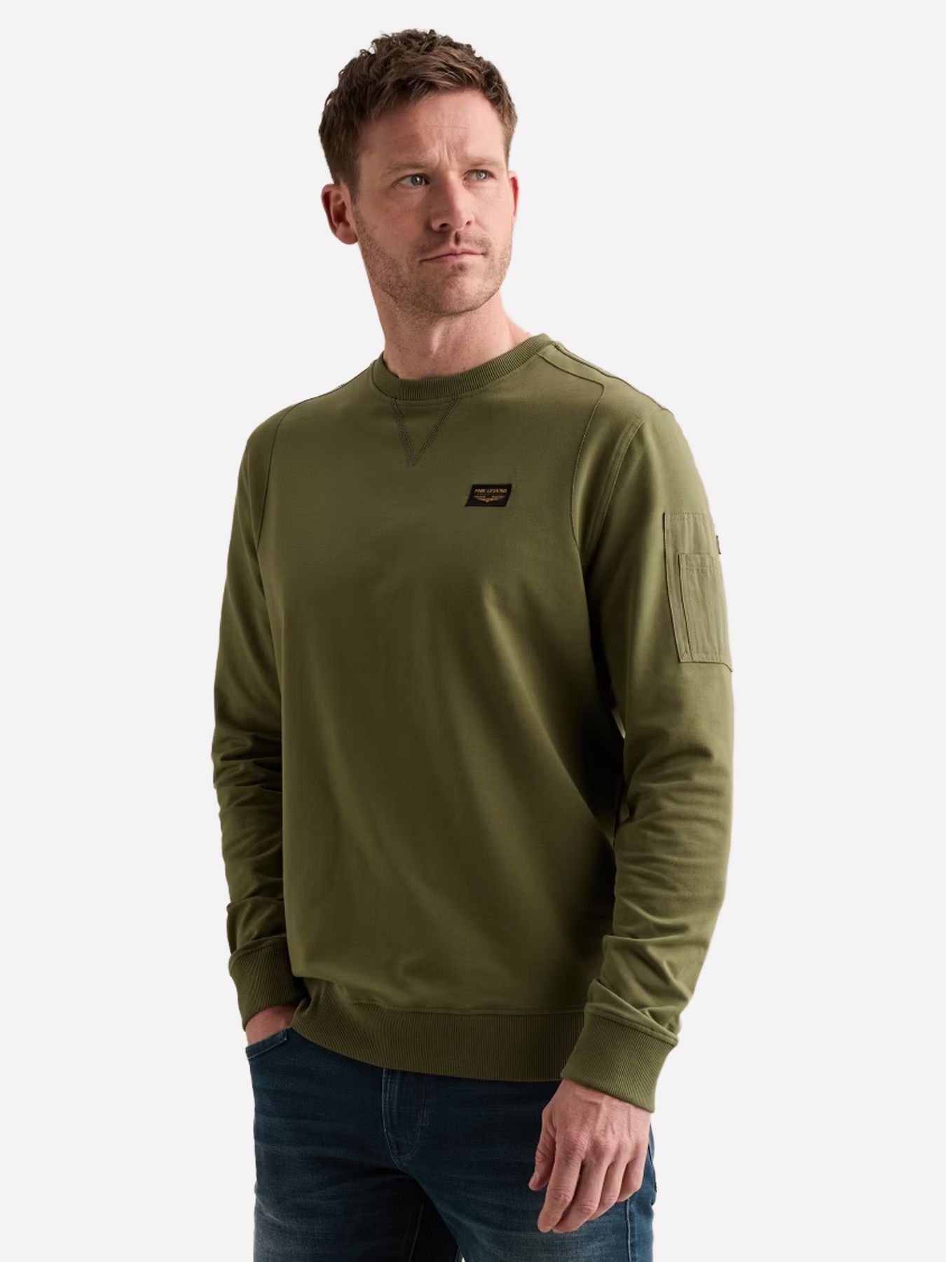 Pme Legend Crewneck American Classic Loden Green 00116767-6380