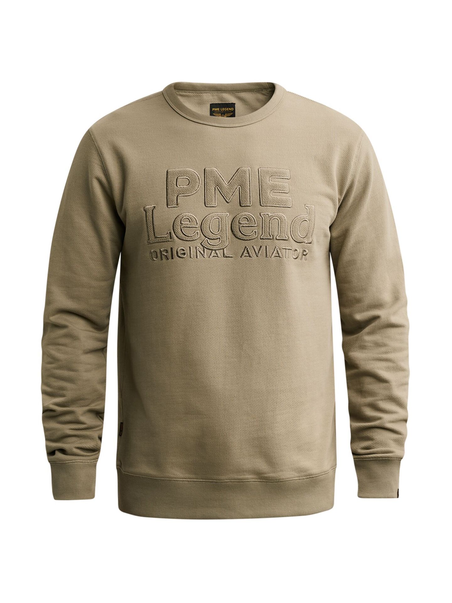 Pme Legend Crewneck loopback cotton twill Overland Trek 00116771-6485
