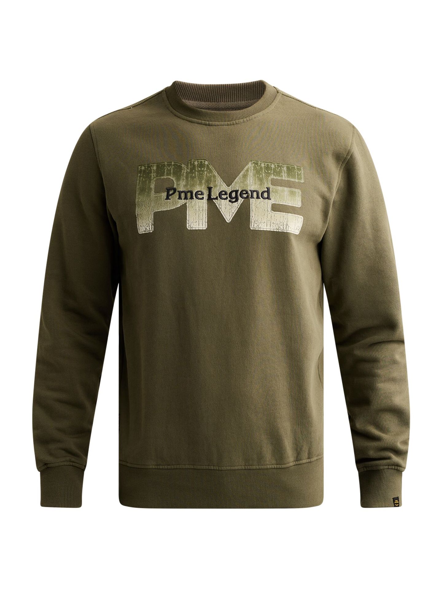 Pme Legend Crewneck semi brushed fleece ombre Kalamata 00116772-6447