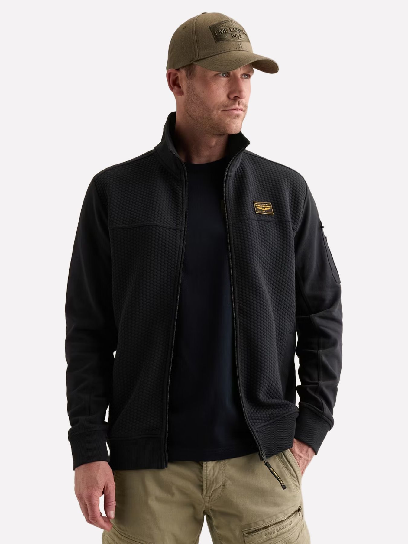 Pme Legend Zip jacket jacquard interlock fren Salute 2900163309034