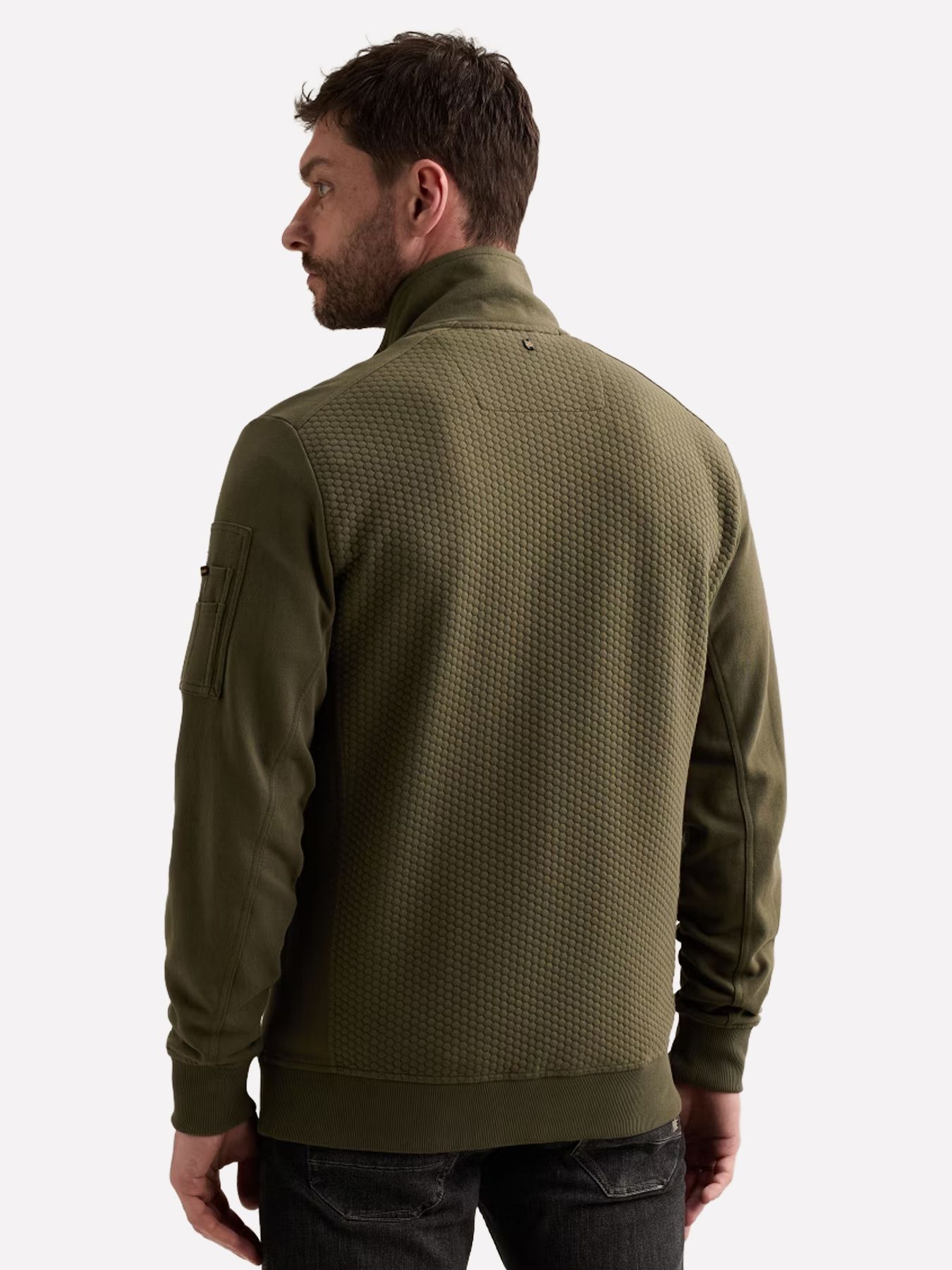 Pme Legend Zip jacket jacquard interlock fren Kalamata 2900163310047