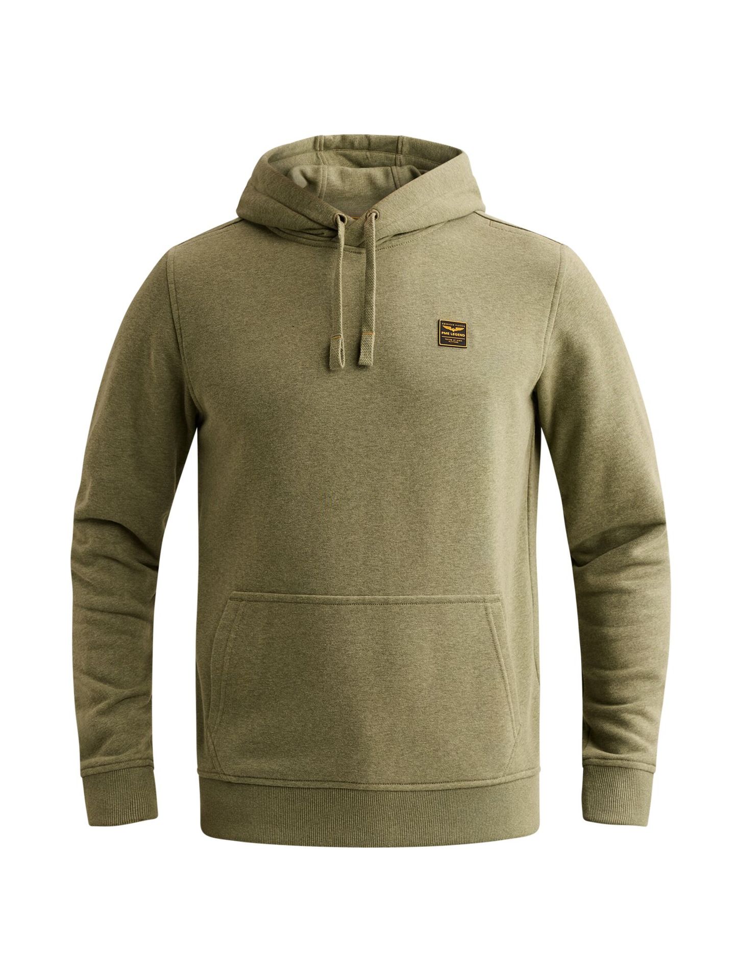 Pme Legend Hooded 3t cross terry melange Loden Green 00116776-6380