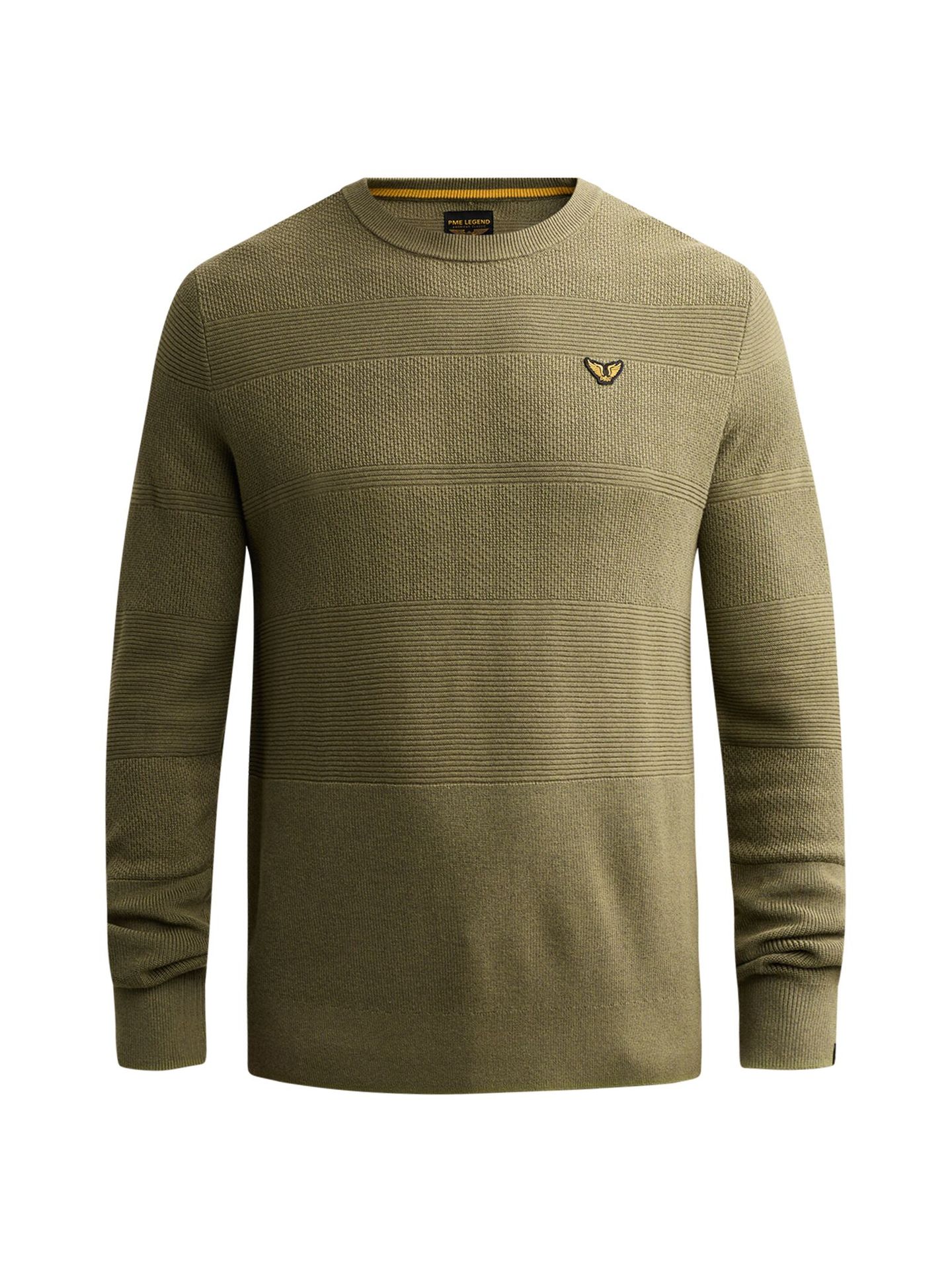 Pme Legend R-neck cotton modal structure Loden Green 00116777-6380