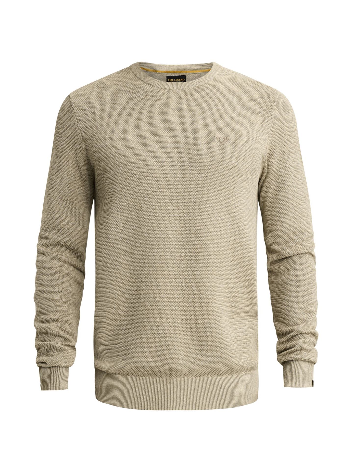 Pme Legend R-neck cotton modal Abbey Stone 00116778-6412