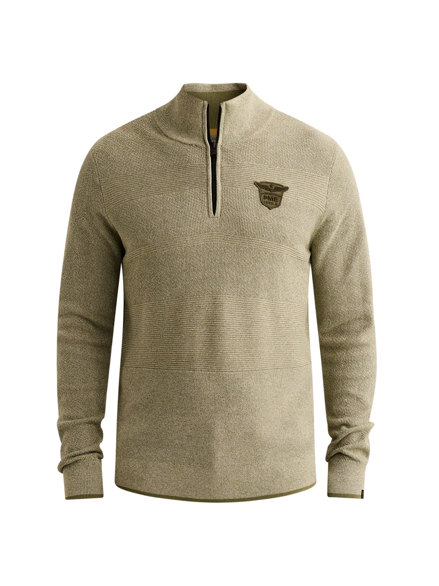 Pme Legend Half zip collar cotton modal struc Loden Green 00116779-6380