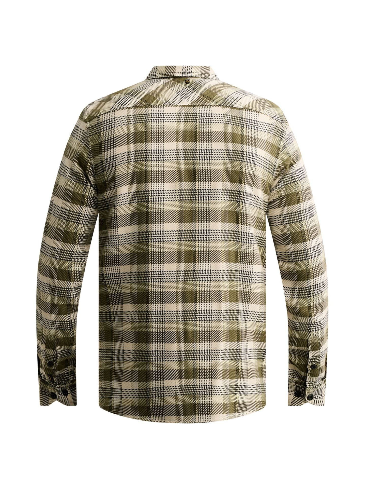 Pme Legend Long sleeve shirt yarn dye check Loden Green 2900163322040